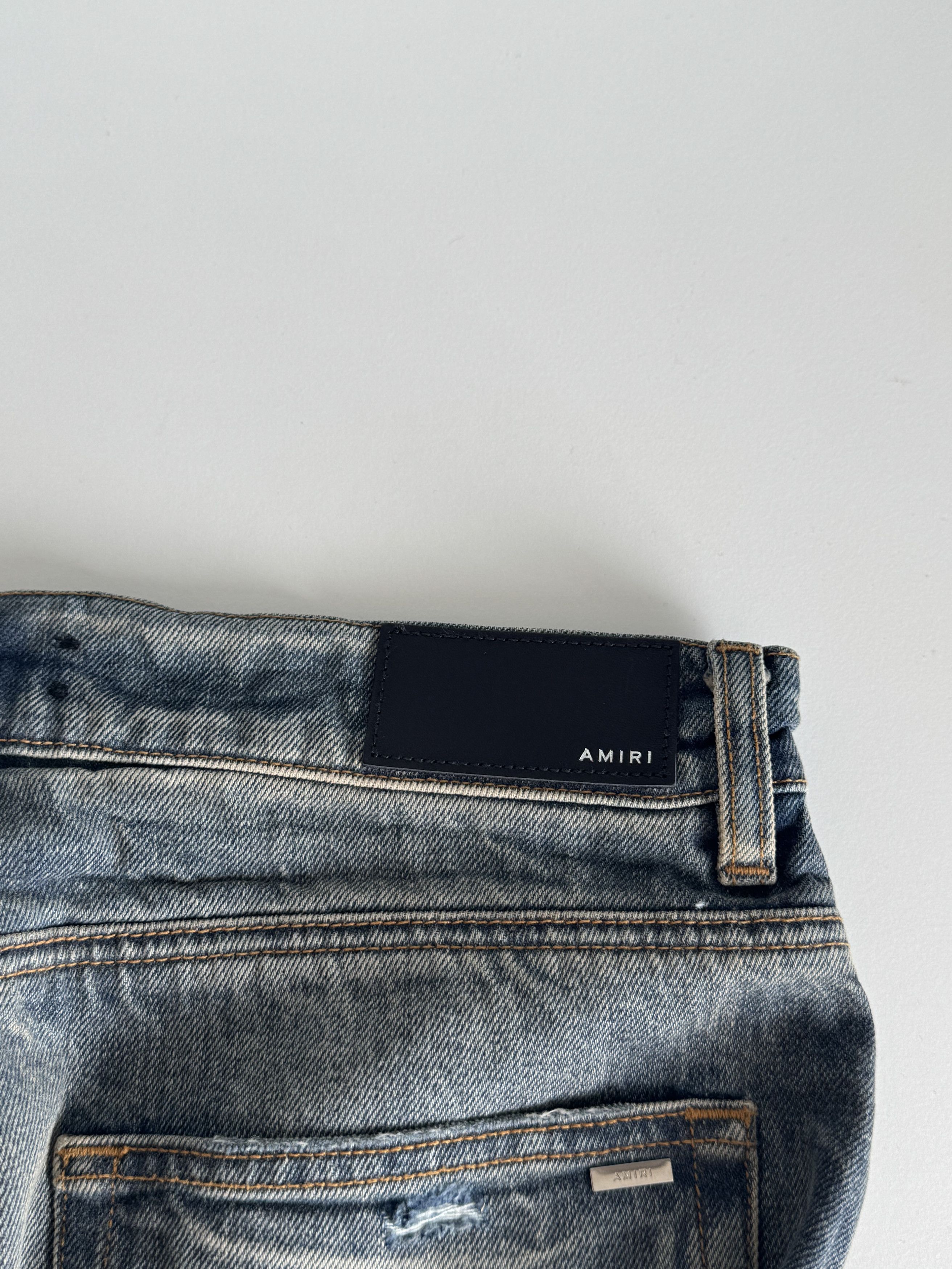 Amiri AMIRI Straight leg jeans | SIZE 30 | INDIGO Size US 30 / EU 46 - 6 Thumbnail
