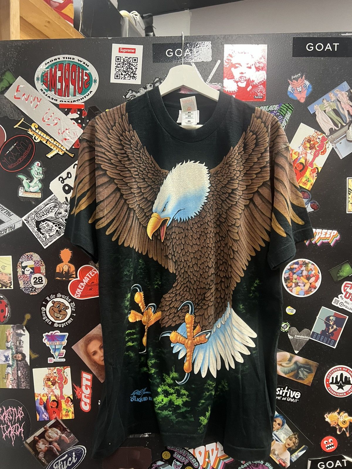 Liquid Blue × Vintage Vintage 1994 Liquid Blue Eagle Shirt Size US L / EU 52-54 / 3 - 1 Thumbnail