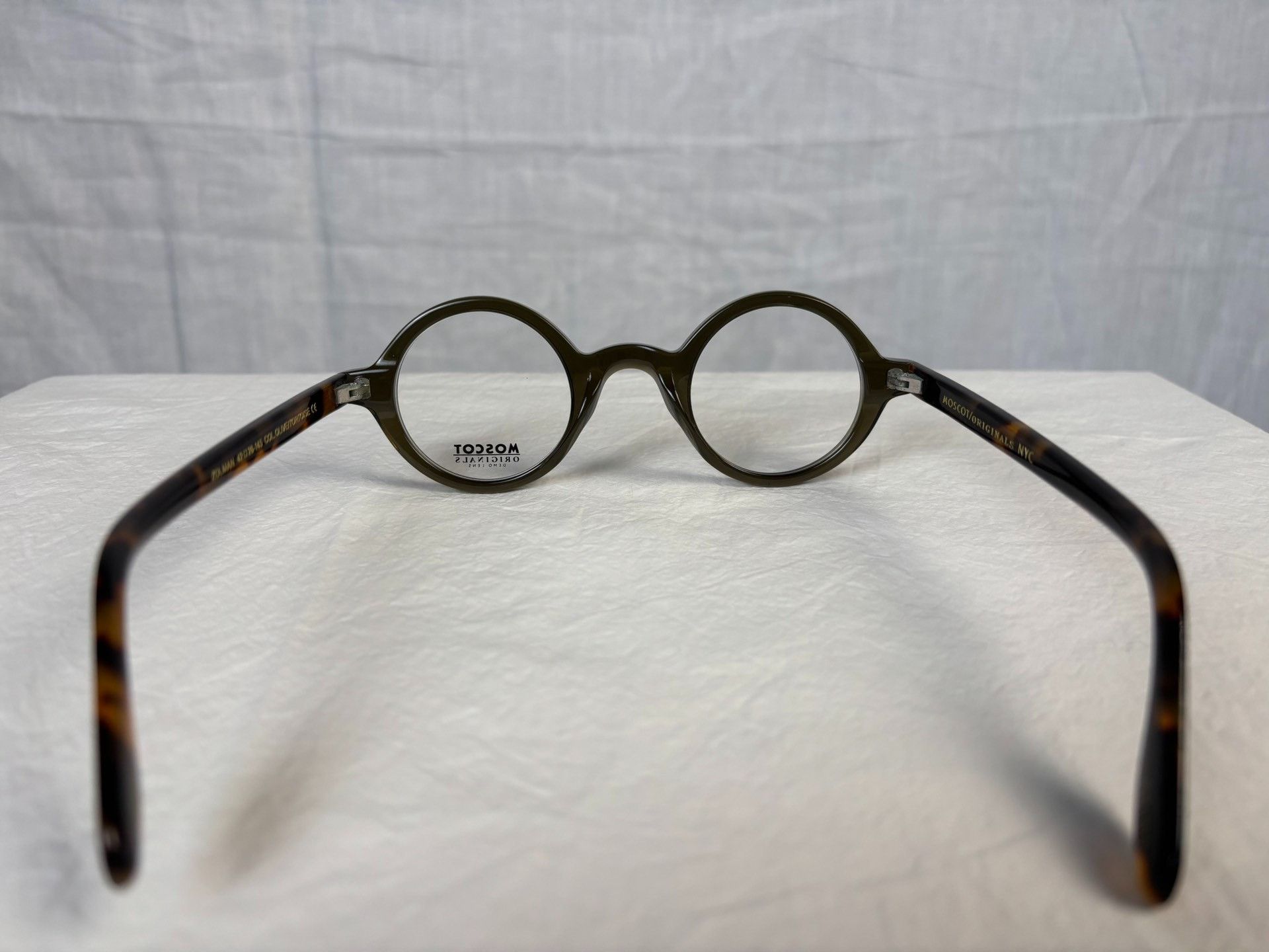 Moscot Zolman Round Eyeglass Frames in Brown, Men's — image 5 of 6