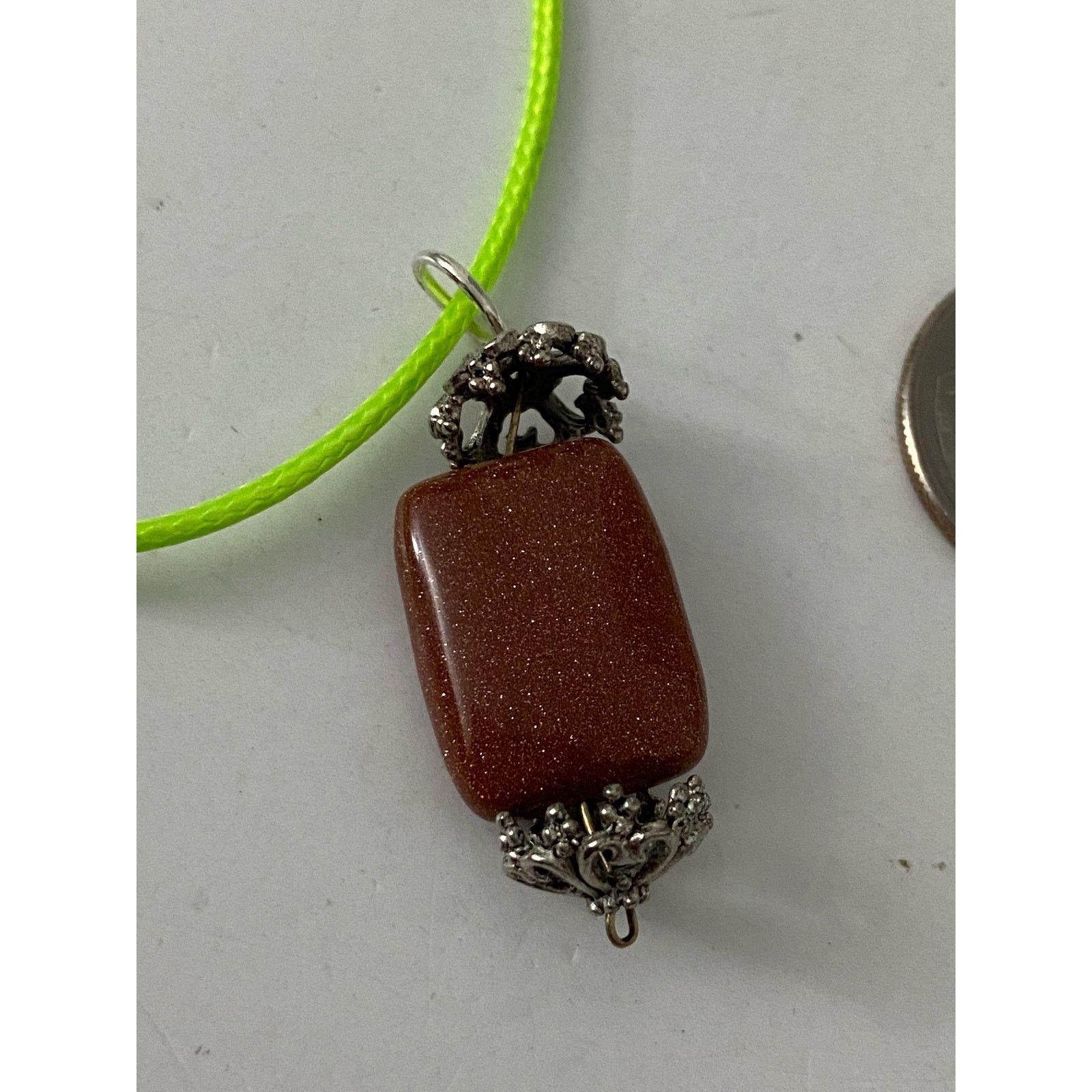 Handmade sandstone pendant necklace Size ONE SIZE - 4 Thumbnail