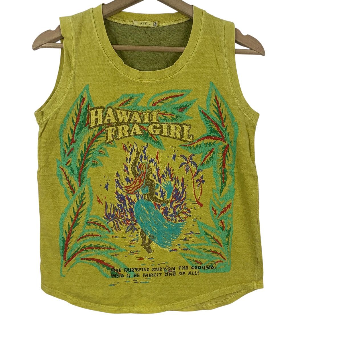 Vintage Vintage HAWAII FRA GIRL Resort Hawaiian Tank Top Tee Shirt Size XXS / US 00 / IT 34 - 5 Thumbnail