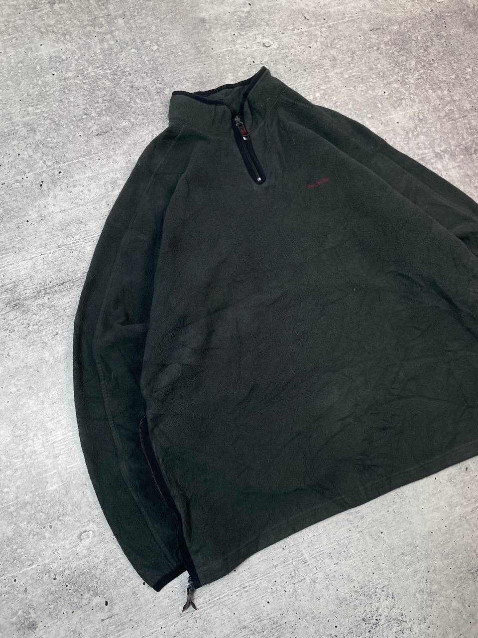 Nike Vintage 00s Nike Logo Half Zip Fleece Jacket Y2K Size US XL / EU 56 / 4 - 2 Thumbnail