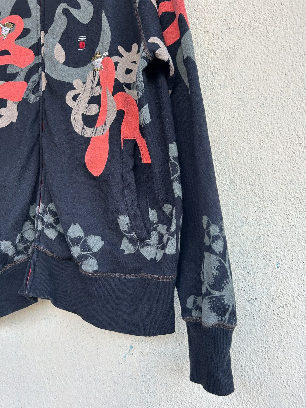Japanese Brand Sanmaruichi Co Ltd Japanese Hiragana Style Graphic Hoodie Size US L / EU 52-54 / 3 - 5 Thumbnail