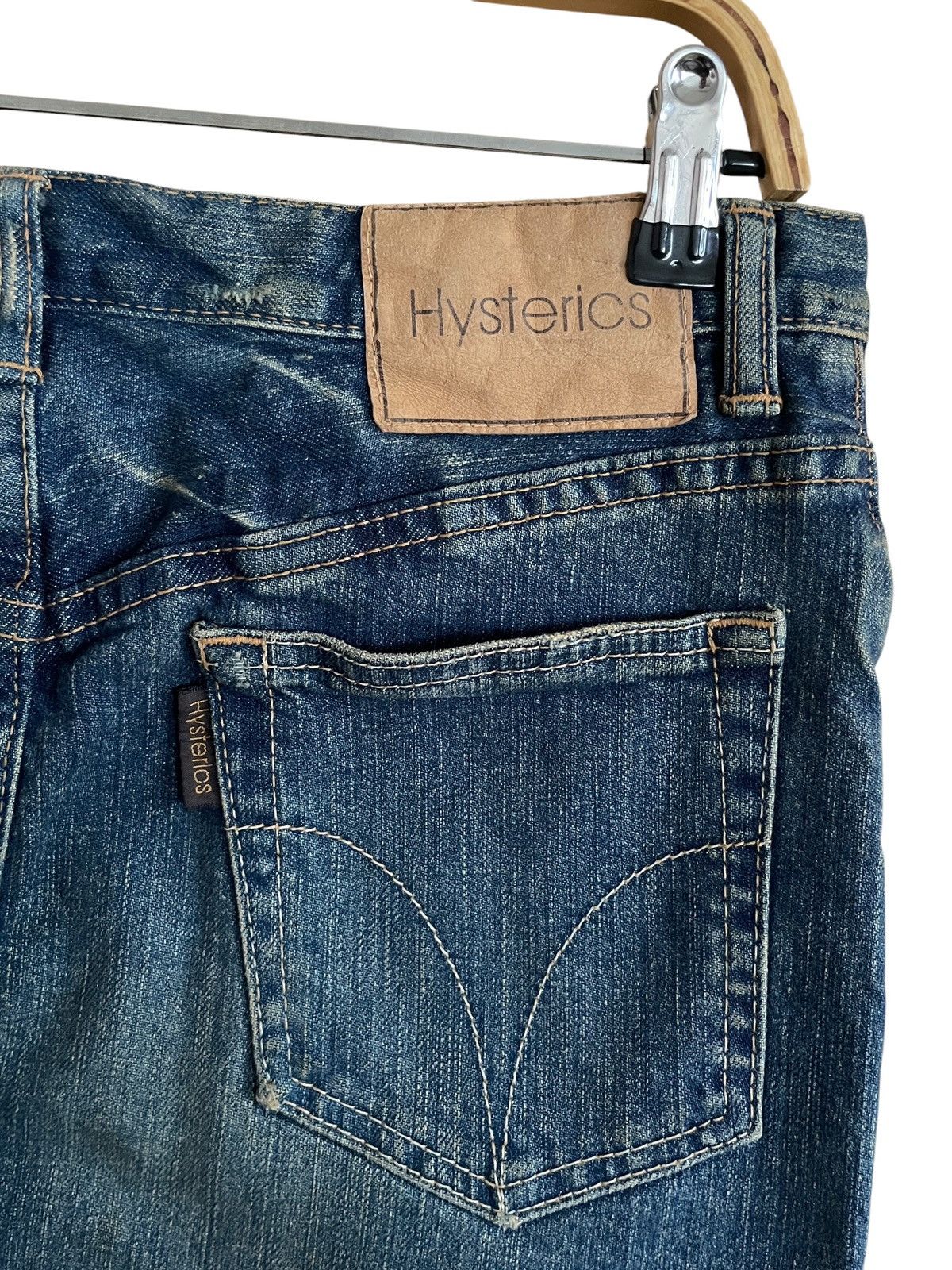 Levi's Vintage Japanese Brand Hysteric Glamour Skirt Jeans 1990s Size 30" / US 8 / IT 44 - 6 Thumbnail