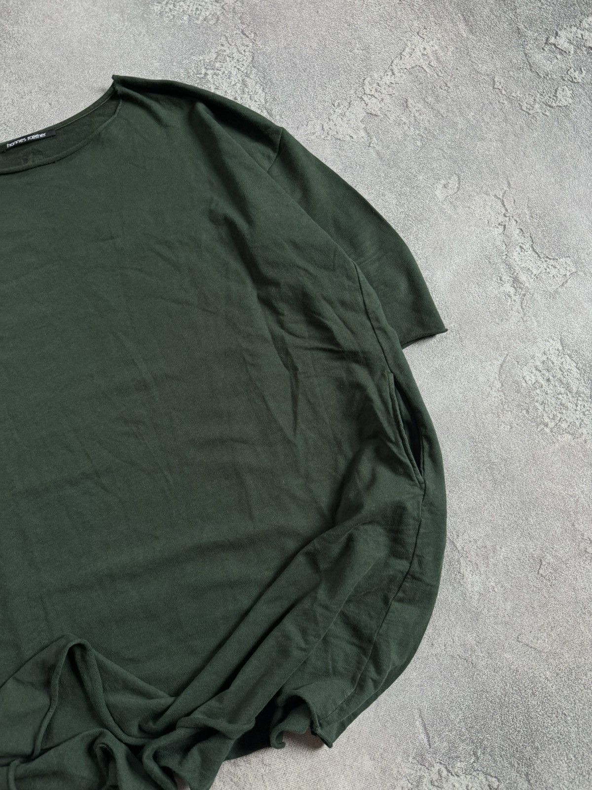 hannes roether Hannes Roether L/size green relaxed oversize long dress 👗 Size L / US 10 / IT 46 - 3 Thumbnail