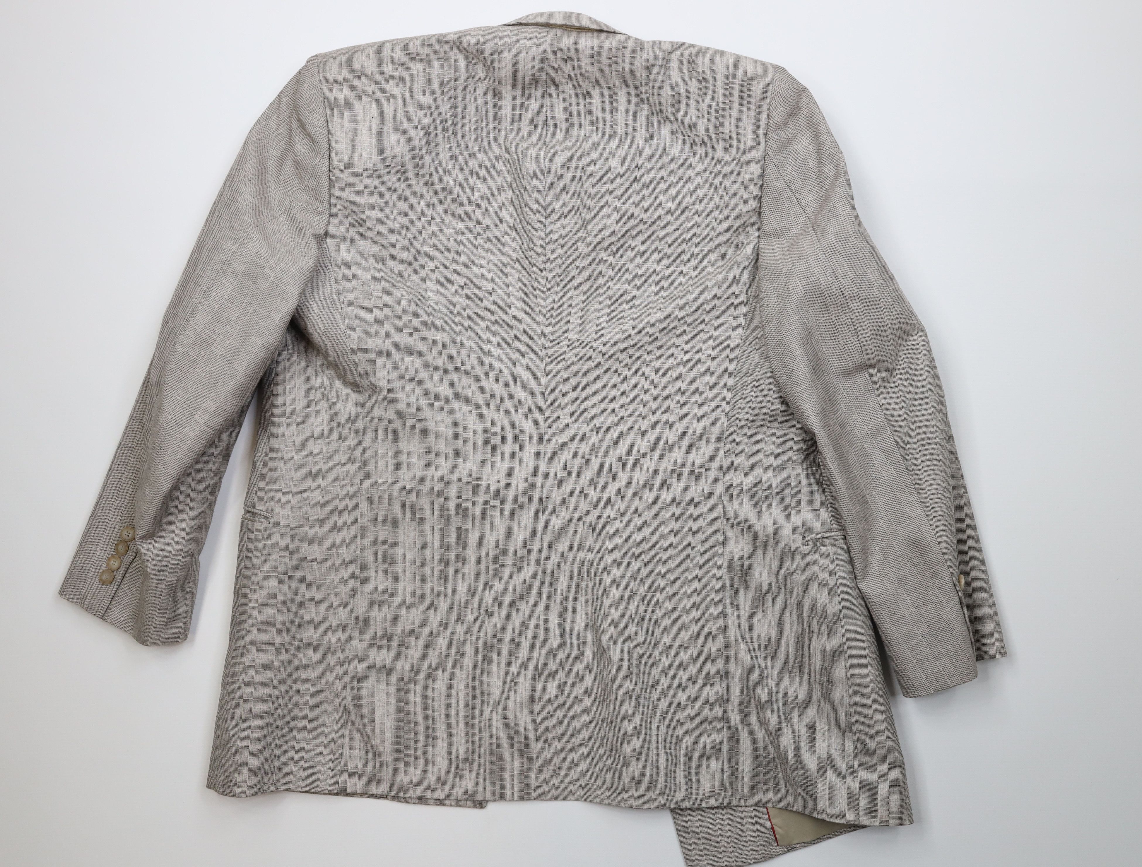 Vintage Vintage 80s 2 Piece Atomic Fleck Double Breasted Suit Size 40R - 4 Thumbnail