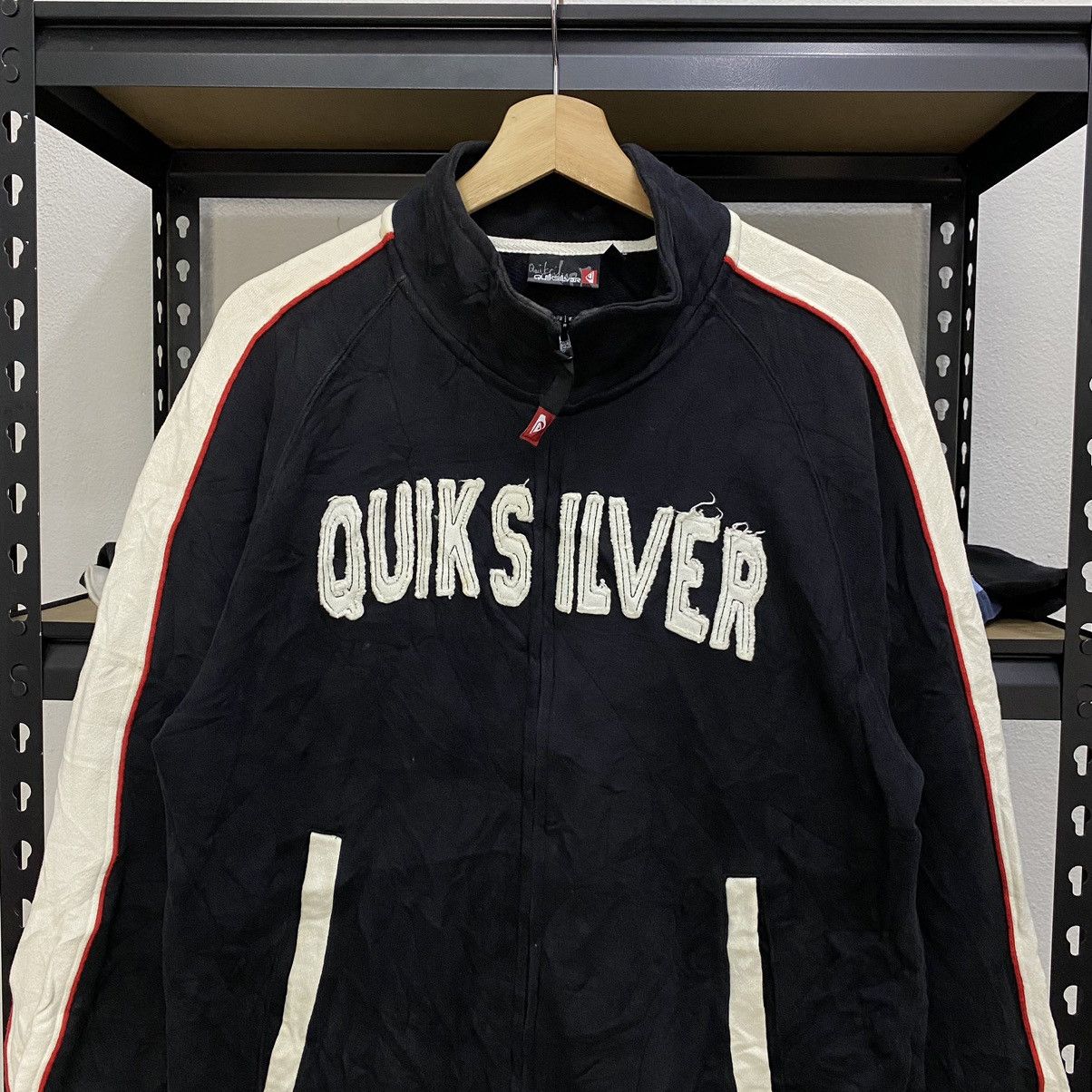 Quiksilver × Vintage Vintage Quiksilver Surfboarding Skate Embroidery Sweatshirt❗️ Size US M / EU 48-50 / 2 - 2 Thumbnail