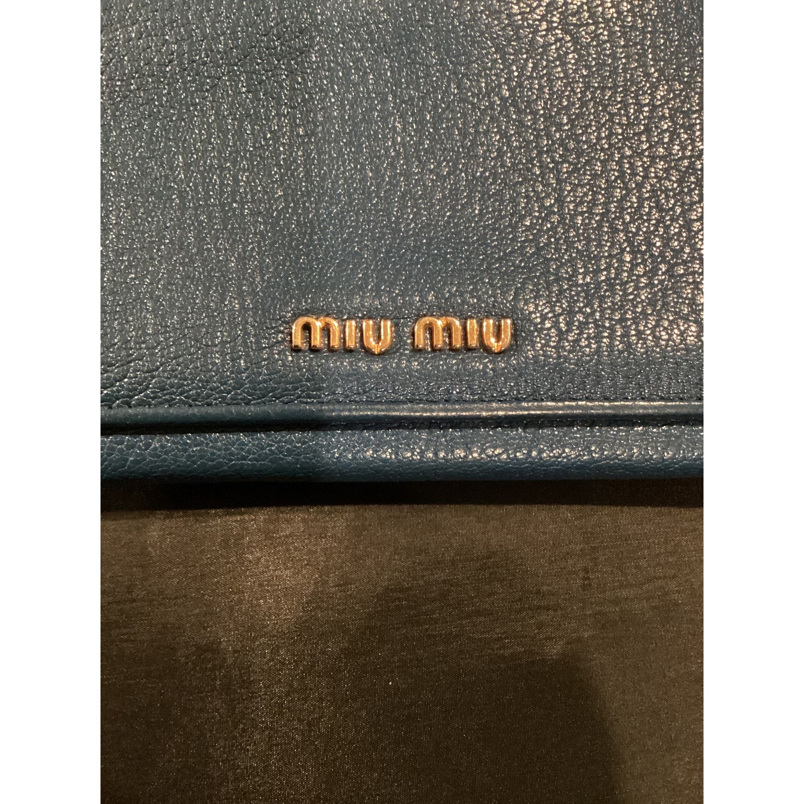 Miu Miu Miu miu blue leather long wallet no box. Size ONE SIZE - 6 Thumbnail