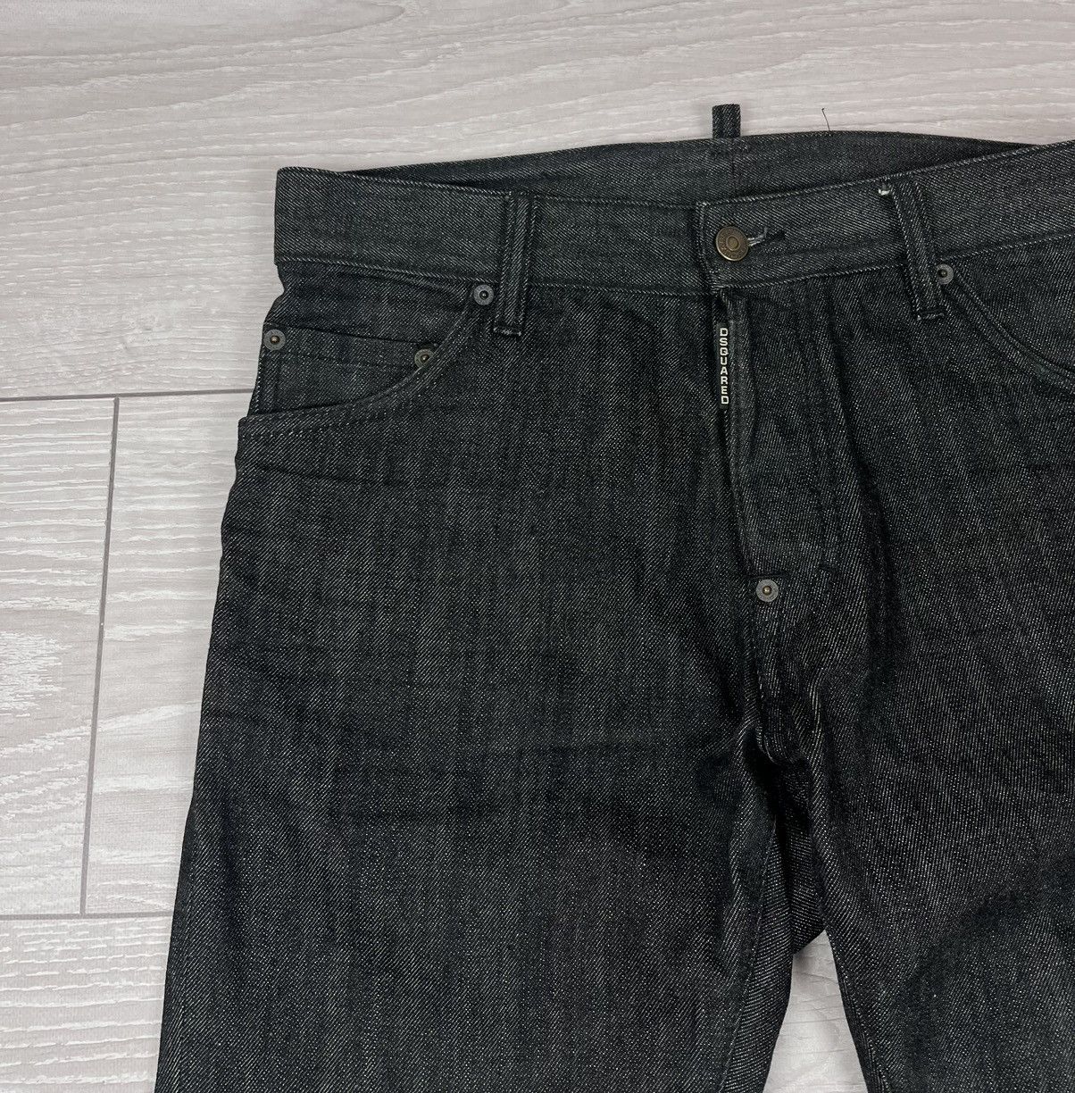 Dsquared2 Dsquared2 Vintage Black Cotton Slim Biker Denim Pants Size US 30 / EU 46 - 5 Thumbnail