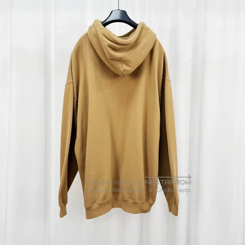 Balenciaga Balenciaga Khaki Embroidered Letter Hoodie Size US M / EU 48-50 / 2 - 2 Thumbnail