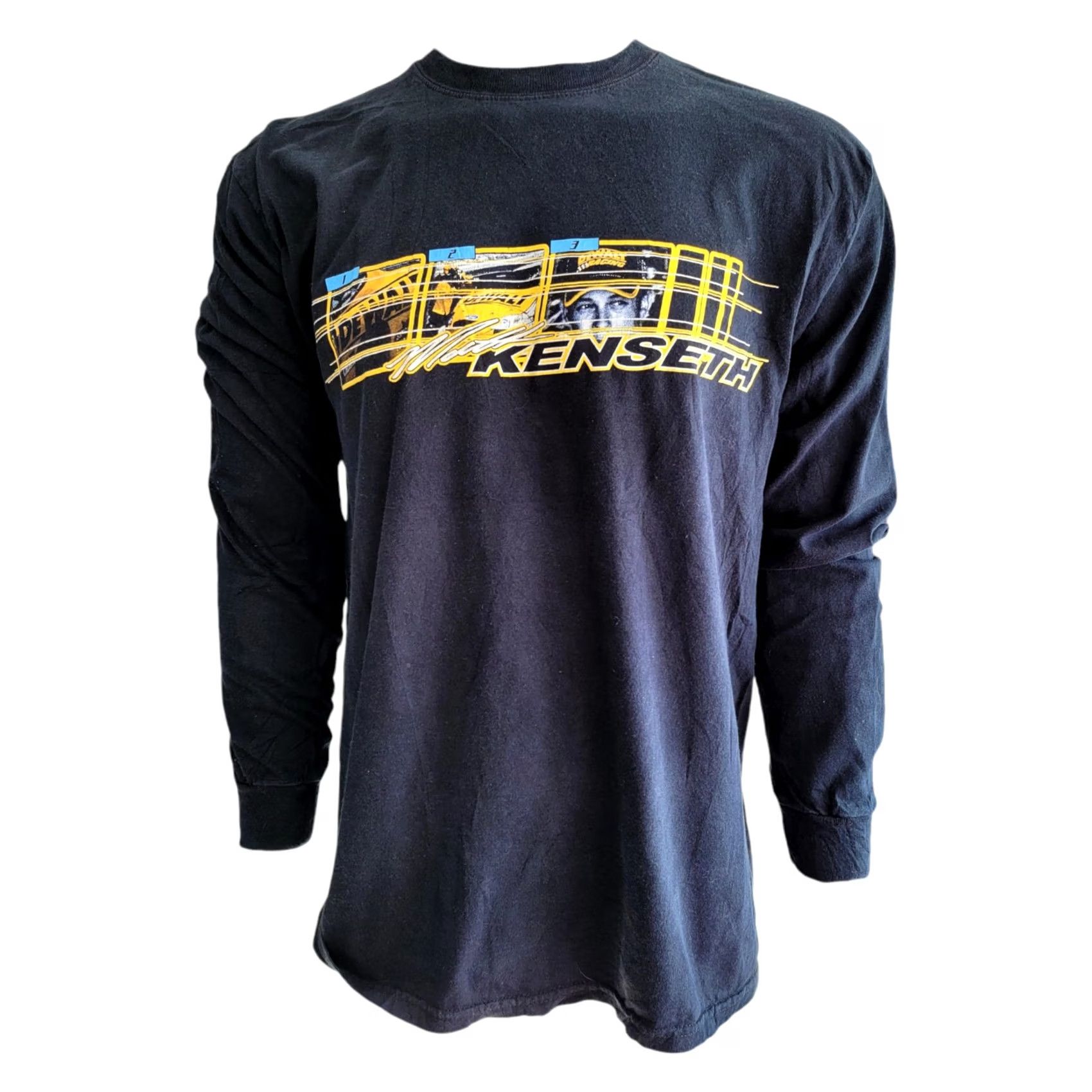 Gildan Matt Kenseth #17 NASCAR Long-Sleeve T-Shirt Gildan Large Black Racing Graphic Tee Size US L / EU 52-54 / 3 - 7 Thumbnail