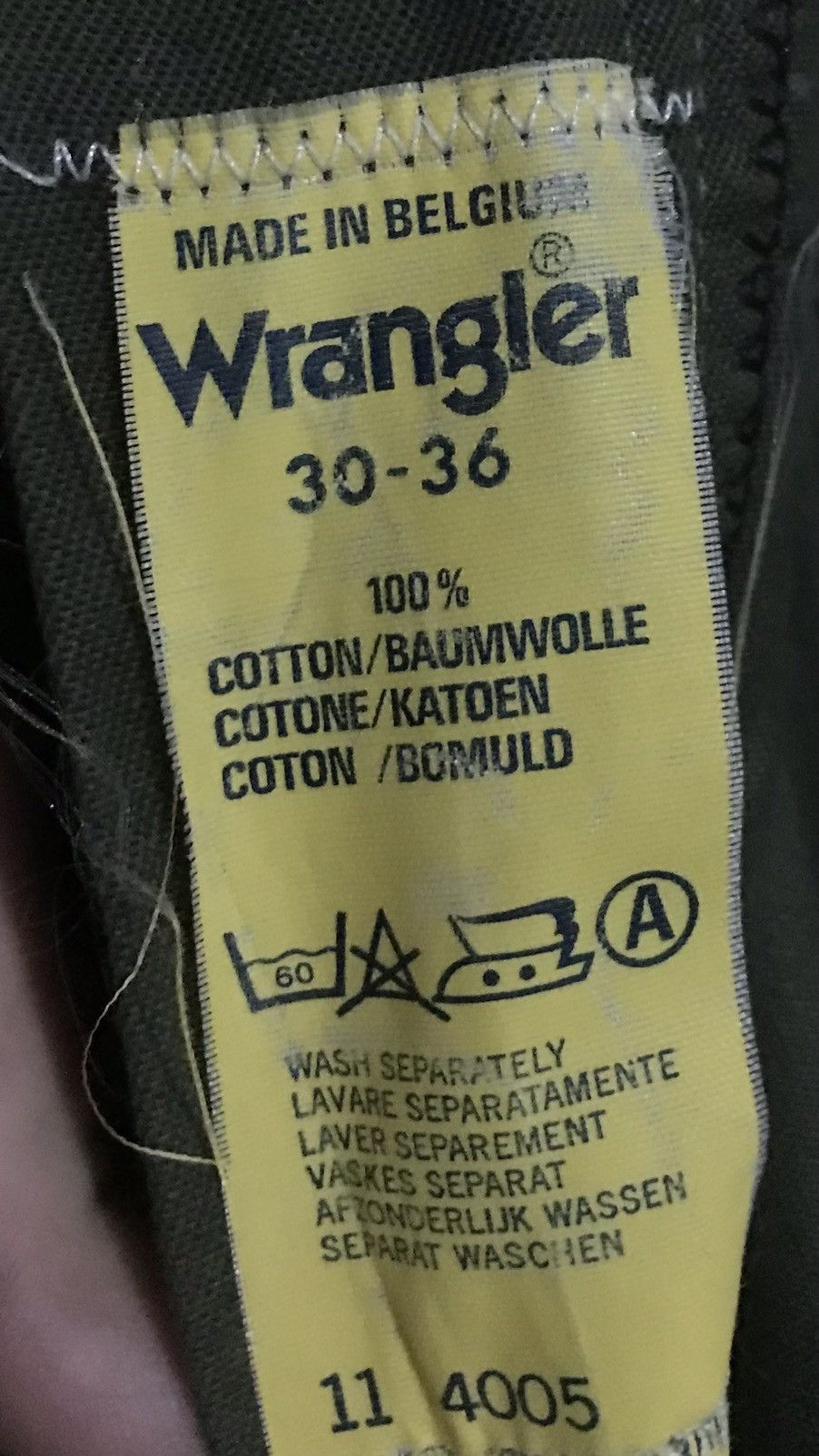 Wrangler MADE IN BELGIUM OG 107 wrangler reproduction Size US 30 / EU 46 - 1 Thumbnail