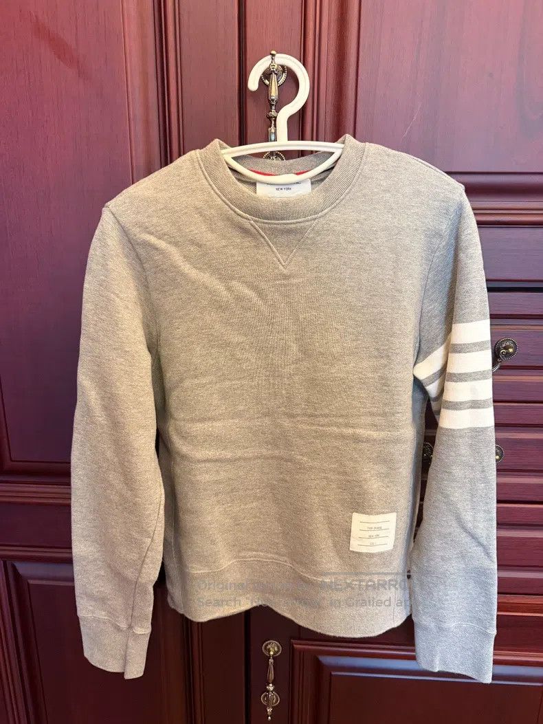 Thom Browne Thom Browne Gray sweatshirt Size US S / EU 44-46 / 1 - 1 Thumbnail