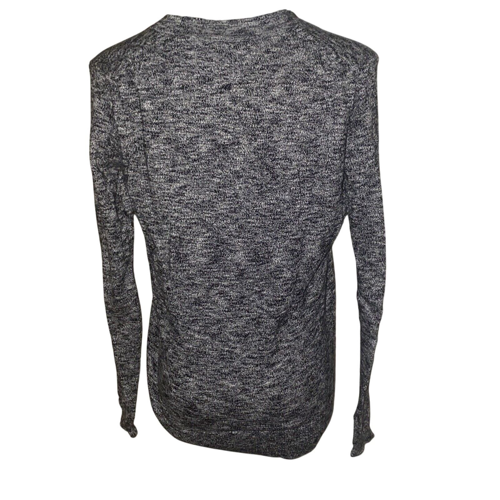 Madewell MADEWELL WOMEN'S SIZE XS BLACK WHITE BUTTON V NECK CARDIGAN Size XS / US 0-2 / IT 36-38 - 6 Thumbnail