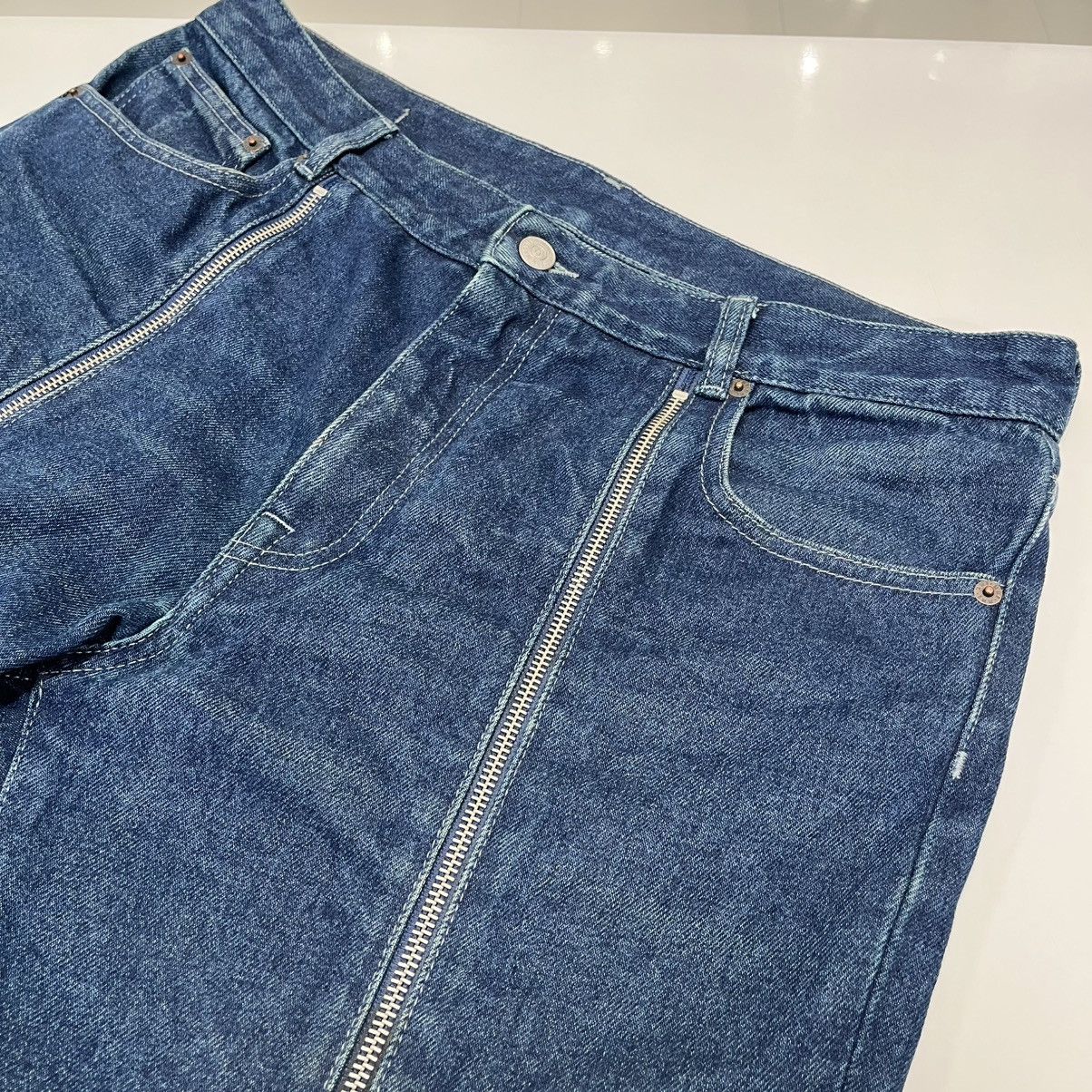 Maison Margiela Maison Margiela Zip Denim Jeans Blue Size US 30 / EU 46 - 3 Thumbnail