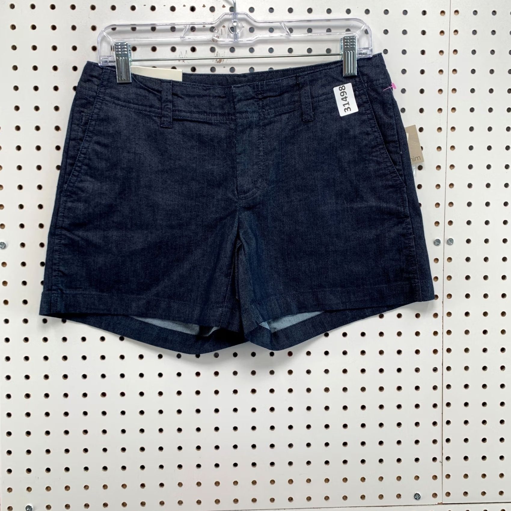 Gap NEW GAP Stretch Bermuda Shorts Womens Size 4 30x5 Khaki Denim Slim Flat Front Beige Stretch Shirt Womens Size 27" / US 4 / IT 40 - 5 Thumbnail
