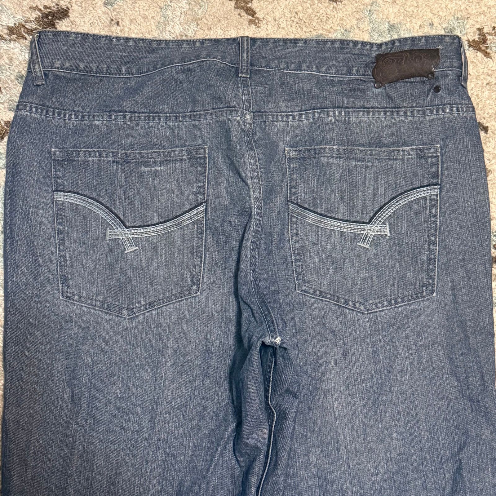 Ecko Unltd. Vintage Ecko Unltd Baggy Jeans Size 40x33 Light Wash Y2K Size US 40 / EU 56 - 3 Thumbnail