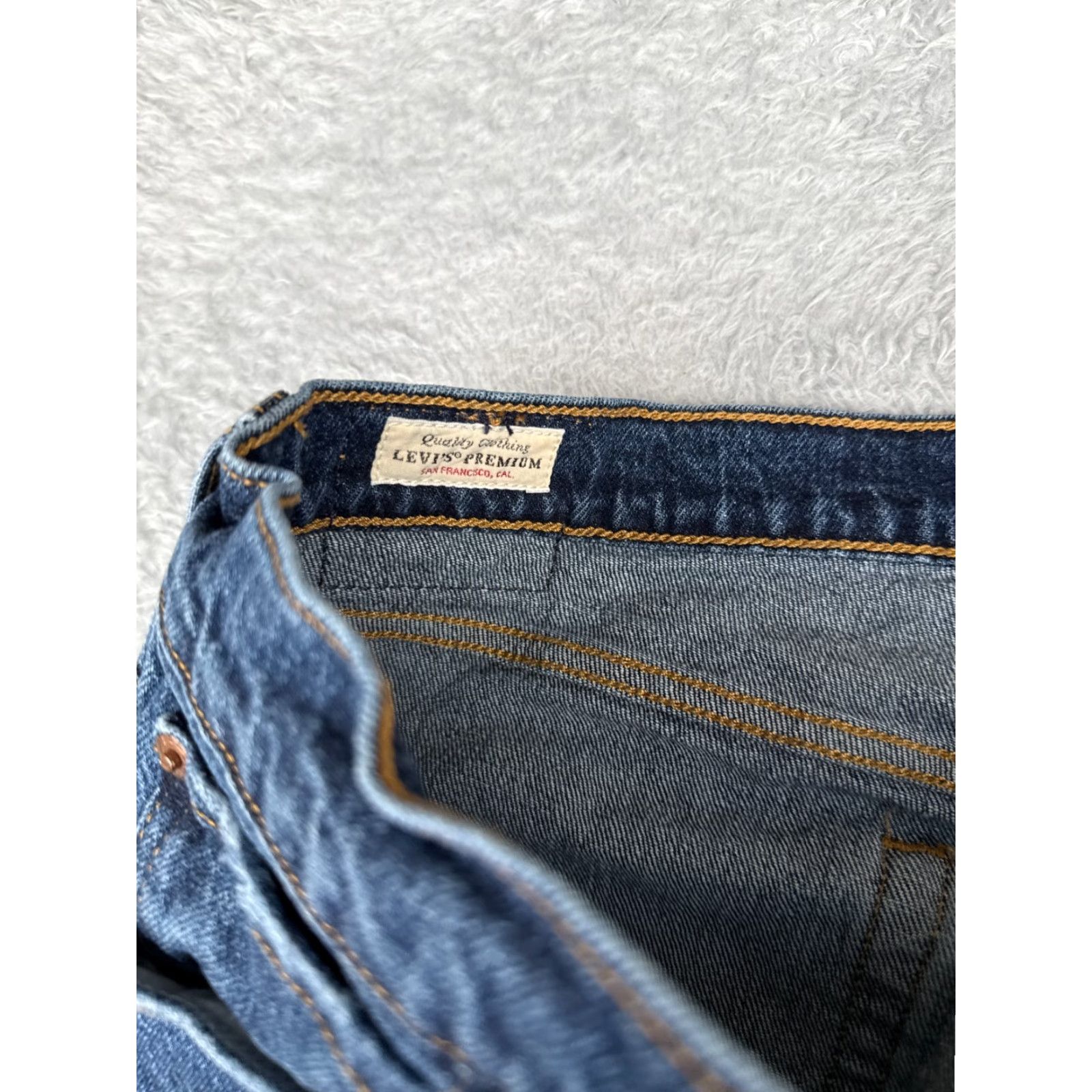 Levi's VINTAGE Levi's Wedgie Jeans Womens 32 Blue Denim High Rise 32x25 Levi's Wedgie Fit 5-Pocket Distressed Regular Blue Womens Jeans Size 24" / US 00 / IT 34 - 7 Thumbnail