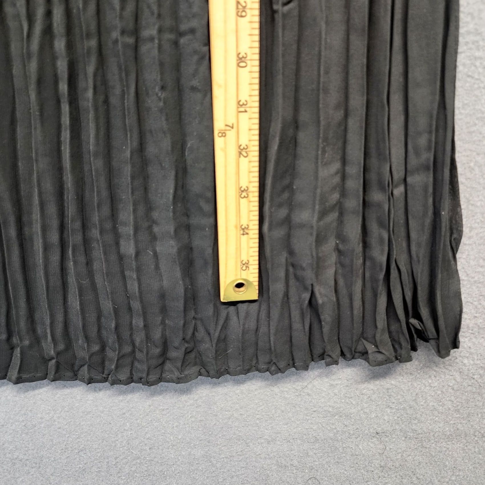 Vintage VINTAGE Black Maxi Skirt Long Semi Sheer Whimsygoth Witchy Fairy Grunge USA Skirt M Womens Size 32" / US 10 / IT 46 - 5 Thumbnail