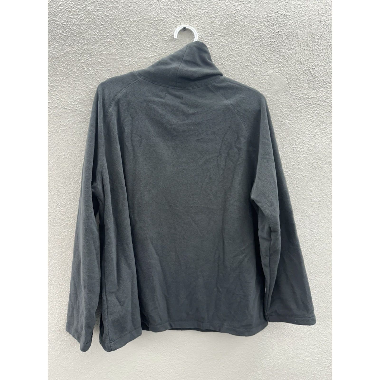 Vintage Appleseeds Womens Shirt Petite XL Gray Long Sleeve Crowl Neck Fleece Size XL / US 12-14 / IT 48-50 - 7 Thumbnail