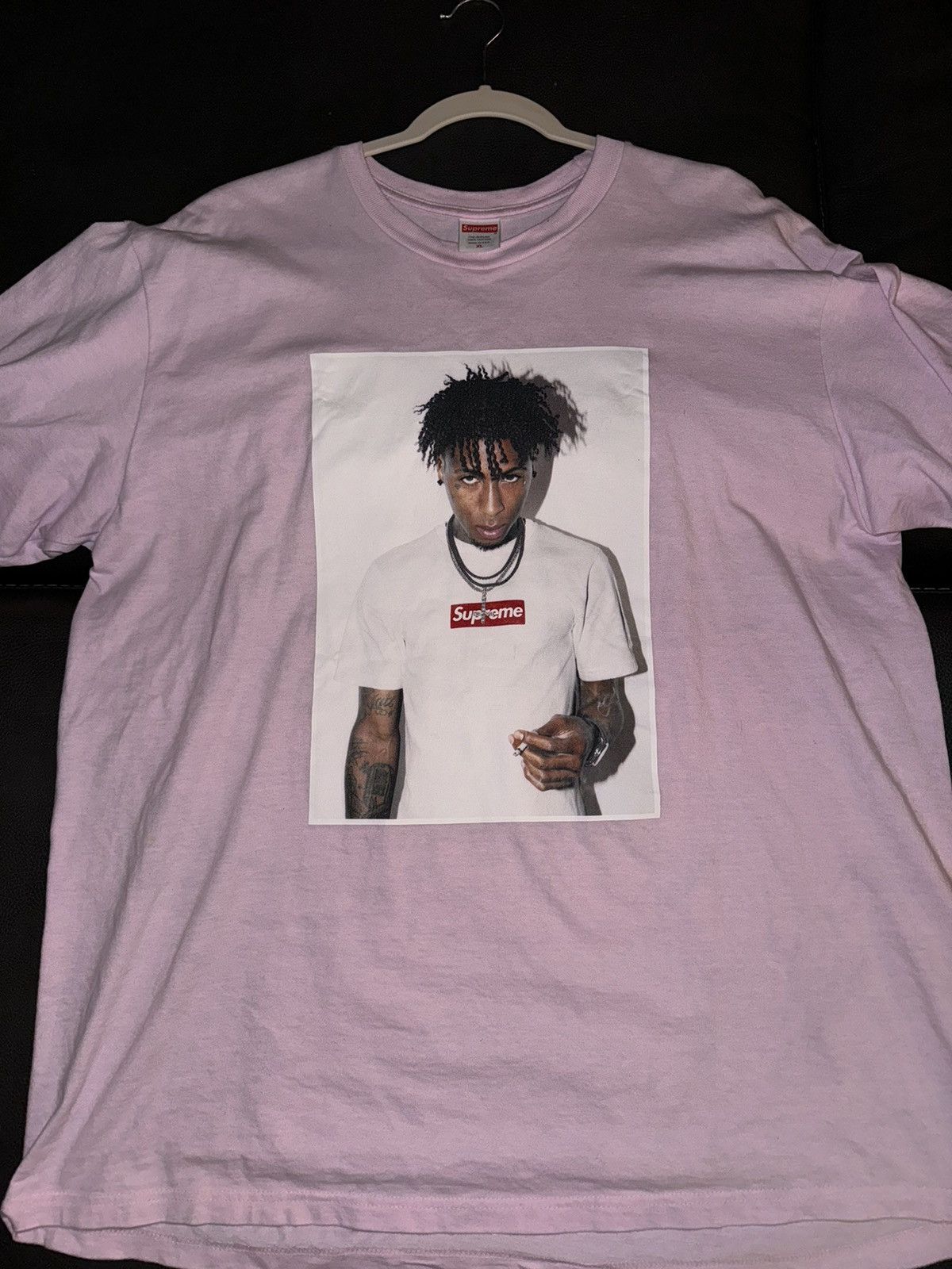 image of Supreme Youngboy in Pink, Men's (Size XL)