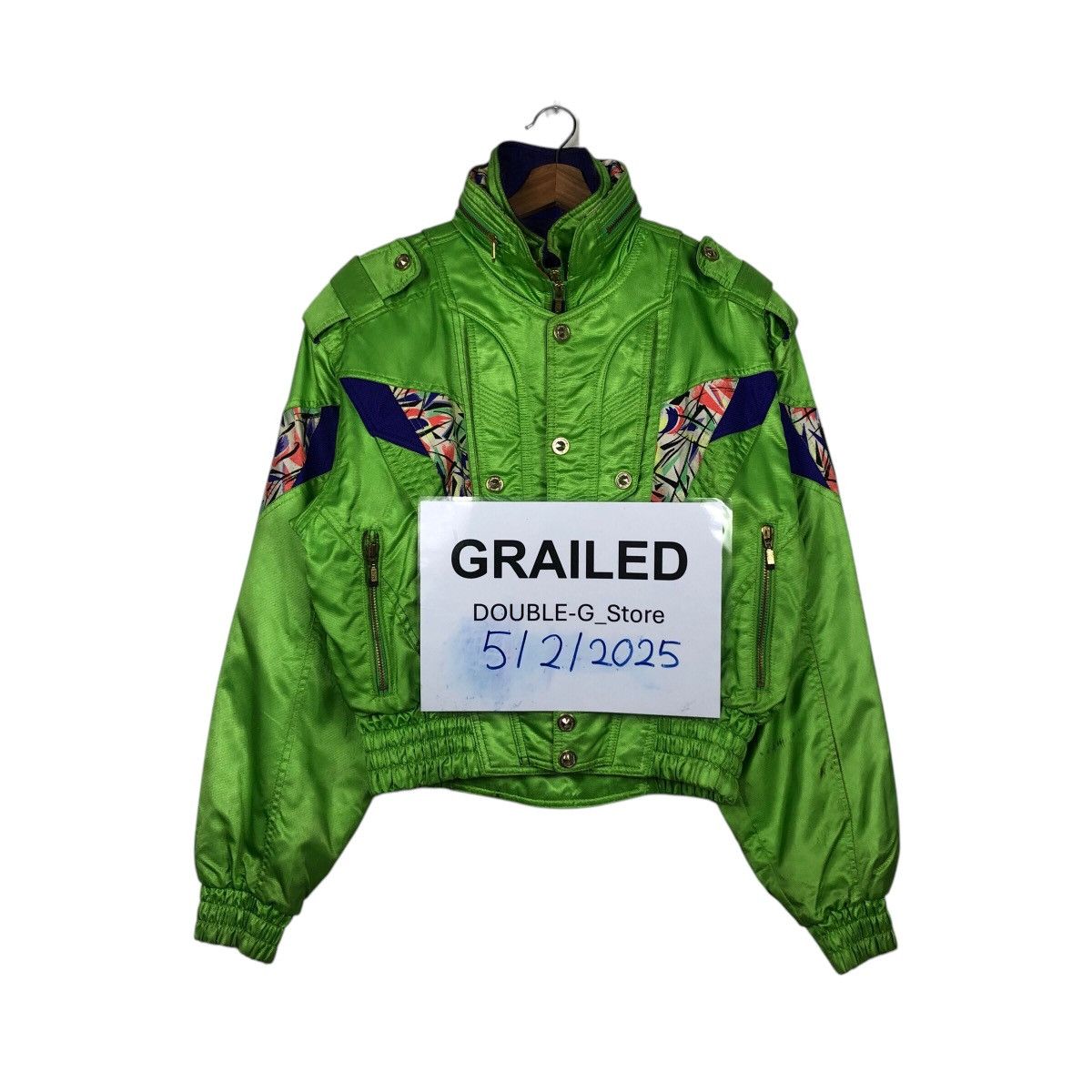 Japanese Brand 📌Cropped Bomber Jacket Ski Wear Killy Multi Color Size US L / EU 52-54 / 3 - 1 Thumbnail