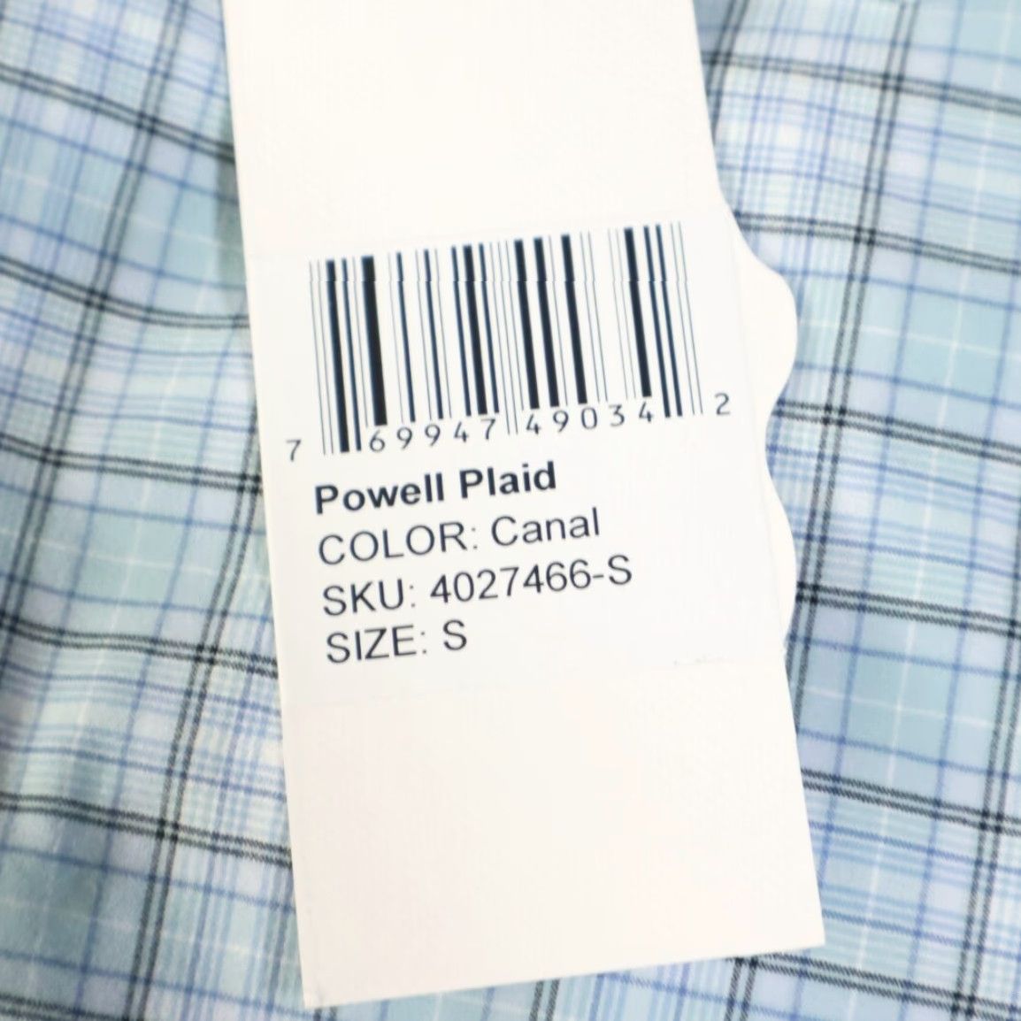 Canali Genteal Powell Litetec High Stretch Nylon Gingham Long Sleeve Button Down Shirt Canal Men's S Size US S / EU 44-46 / 1 - 6 Thumbnail