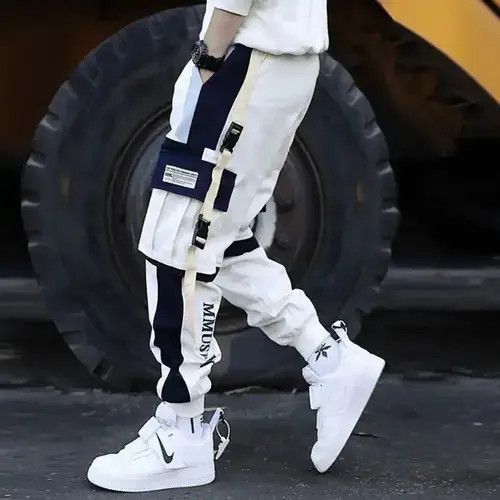 Other New Streetwear Men's Multi Pockets Cargo Harem Pants Size US 31 - 4 Thumbnail
