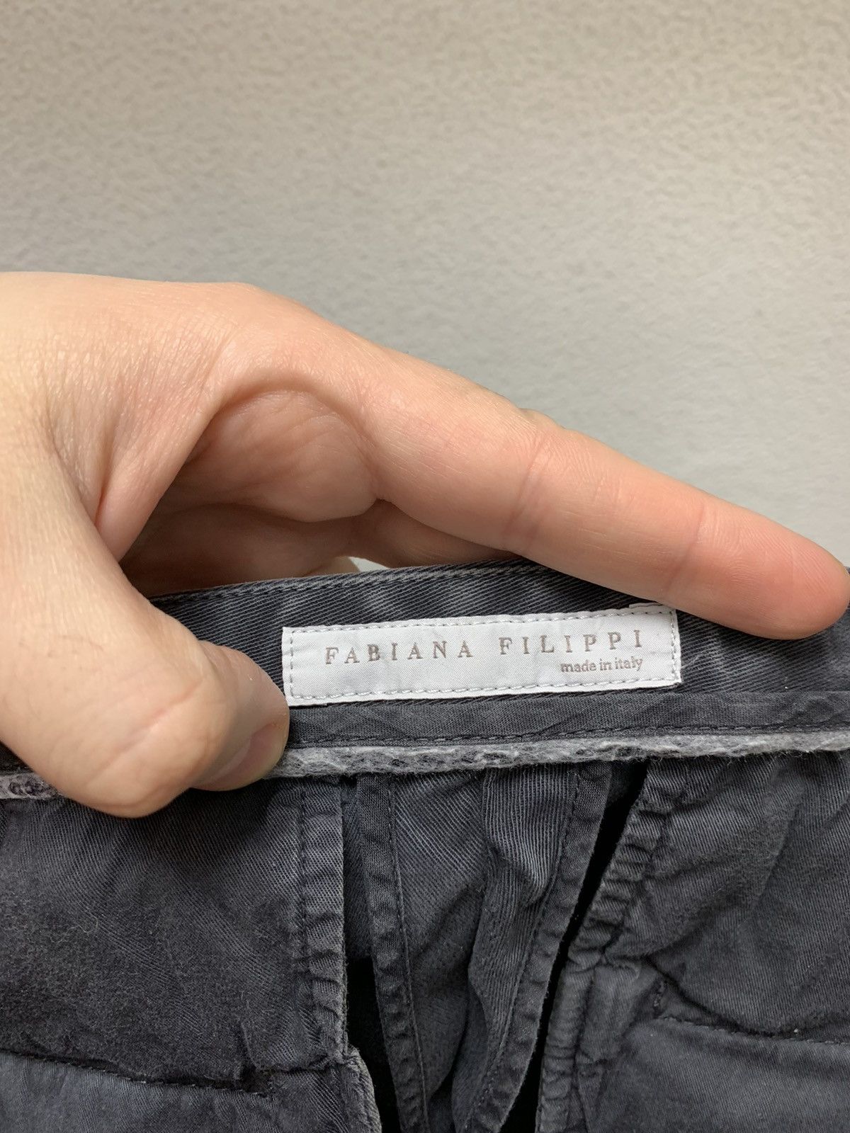 Fabiana Filippi Fabiana Filippi casual pants grey 30-32 size Size 28" / US 6 / IT 42 - 8 Thumbnail
