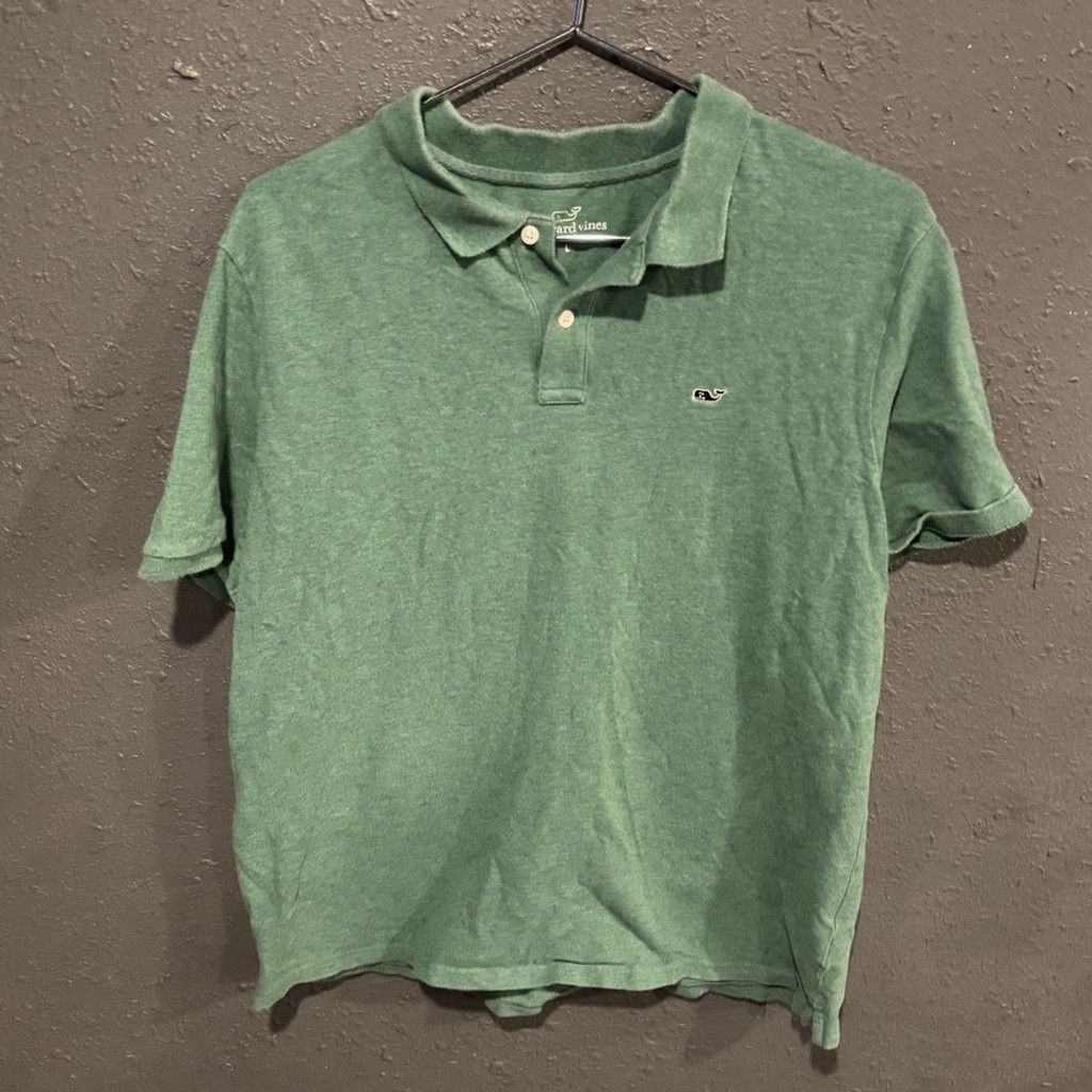 Vineyard Vines Vineyard Vines Men's Green Polo Shirt Size US L / EU 52-54 / 3 - 1 Thumbnail
