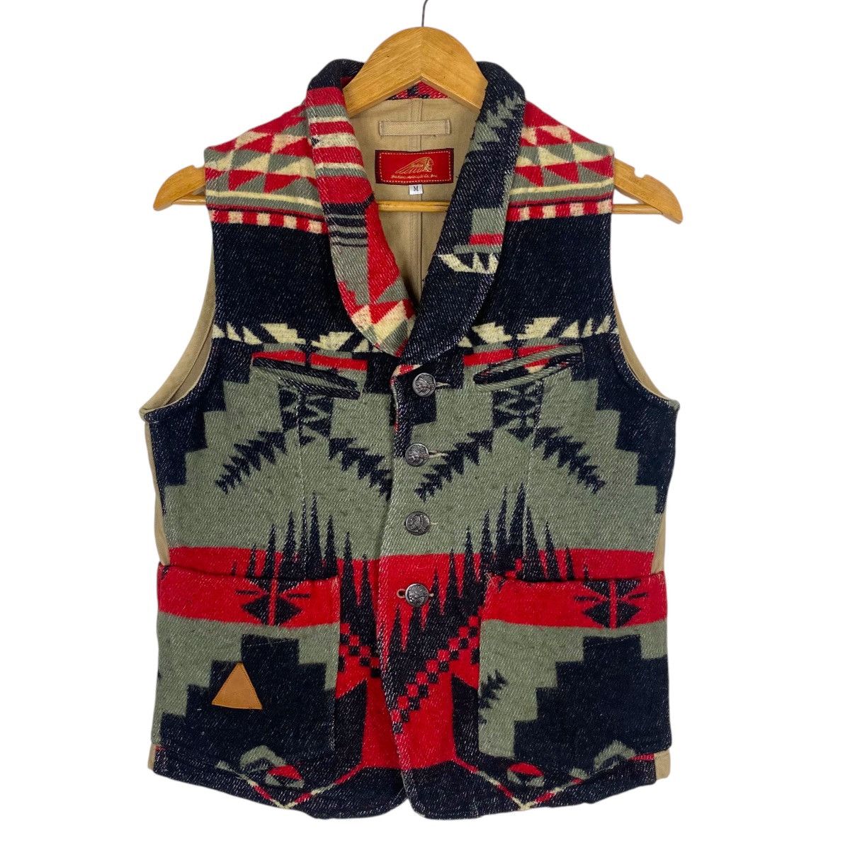 Indian Motorcycle × Japanese Brand 💥INDIAN MOTORCYCLE JAPAN NAVAJO BUTTON VEST Size US S / EU 44-46 / 1 - 1 Thumbnail