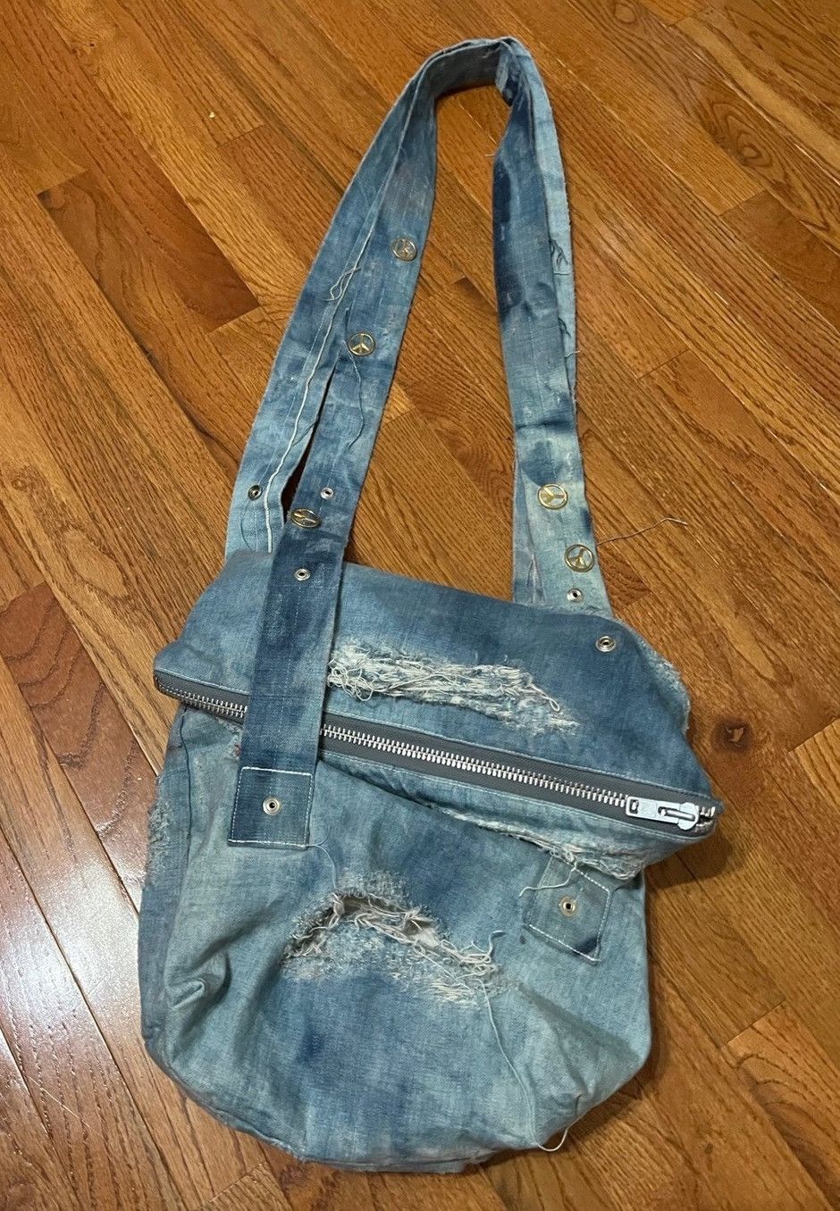 Other GHETTO FRIENDS distressed denim bag Size ONE SIZE - 1 Thumbnail