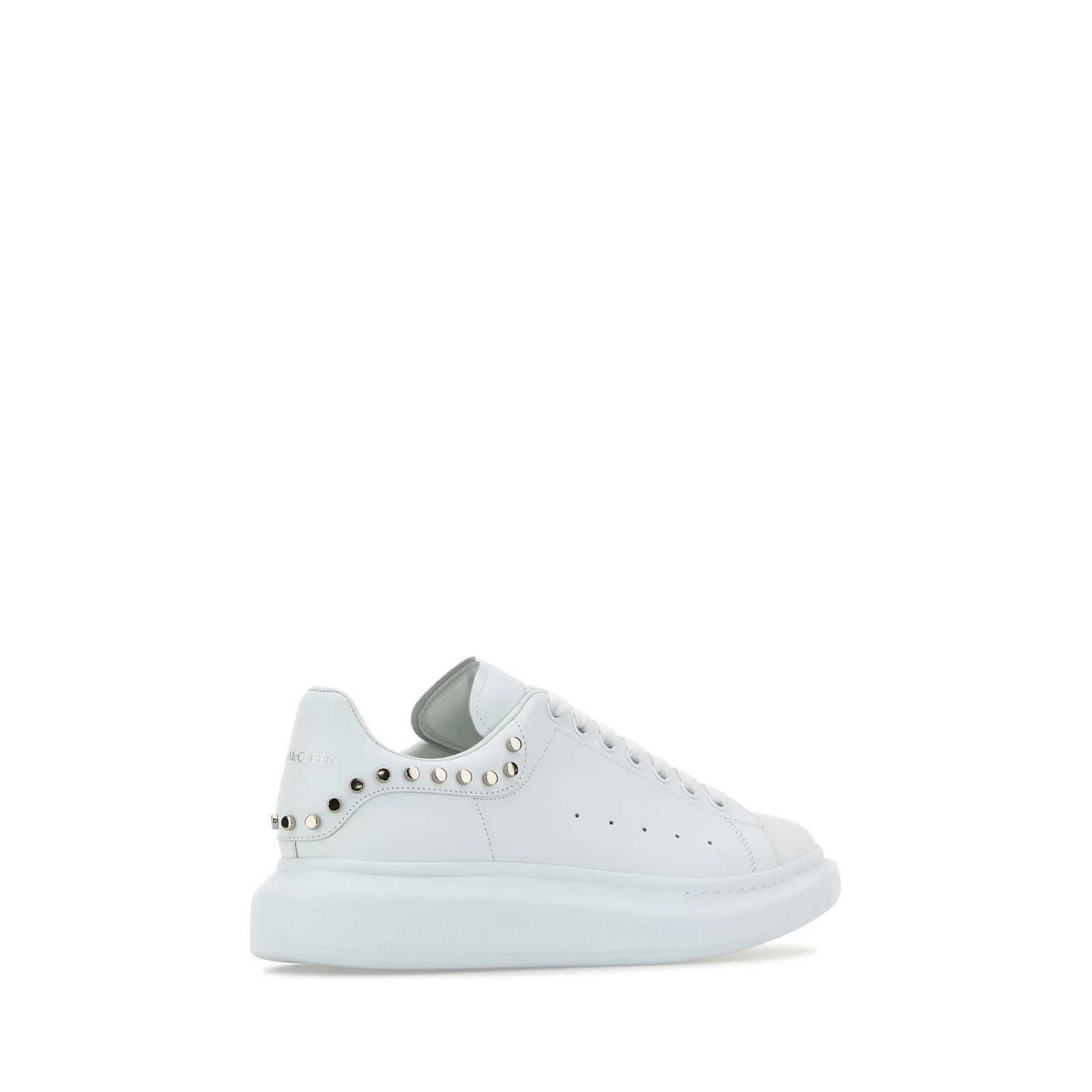 Alexander McQueen ALEXANDER MCQUEEN White Leather Heeled White Leather Sneaker Size US 8 / EU 41 - 3 Thumbnail
