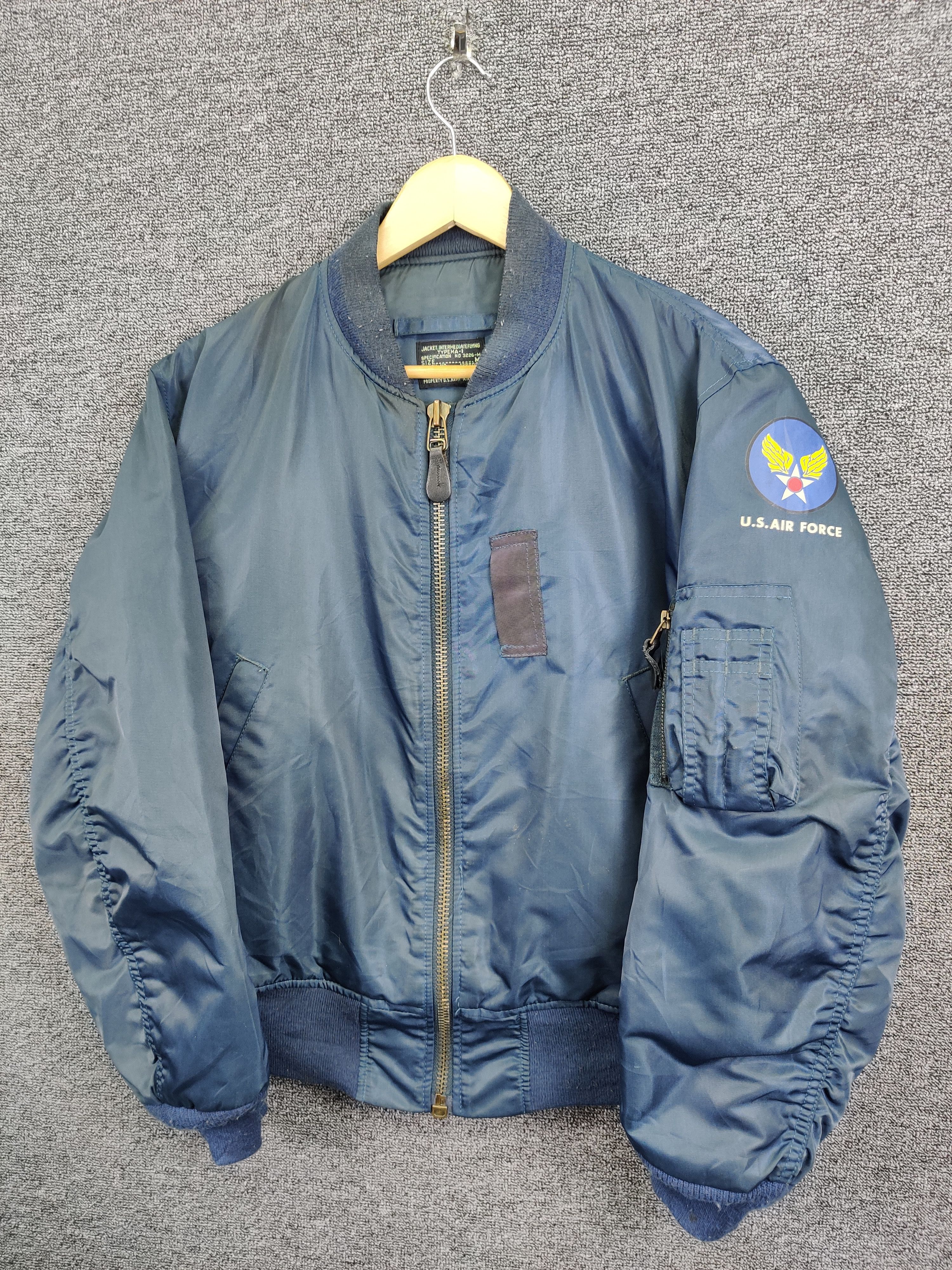 Vintage Vintage Fancy Ball Us Air Force Ma-1 Bomber Flight Jacket Size US M / EU 48-50 / 2 - 2 Thumbnail