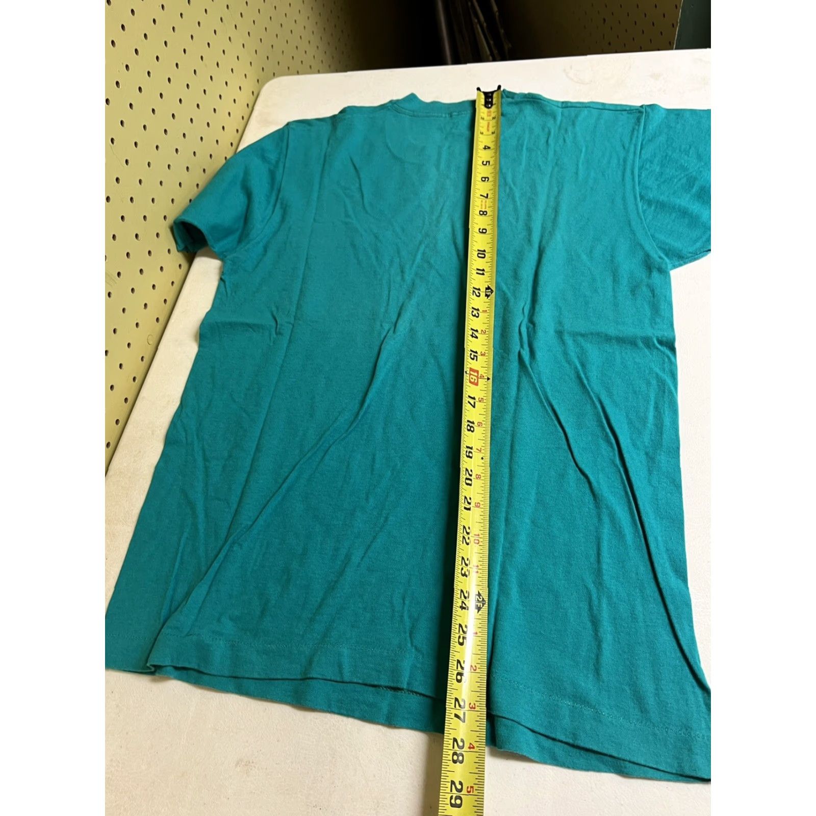 Vintage VINTAGE T-Shirt Green Pocket Crew Neck Short Sleeve M Men Classic Cotton Stitch Single Size US M / EU 48-50 / 2 - 6 Thumbnail