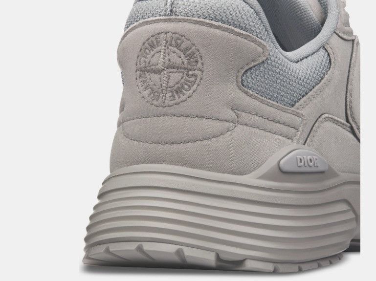 Dior × Stone Island o1w1db10325 3SN27 Low-Top Sneakers in Grey Size US 7 / EU 40 - 5 Thumbnail