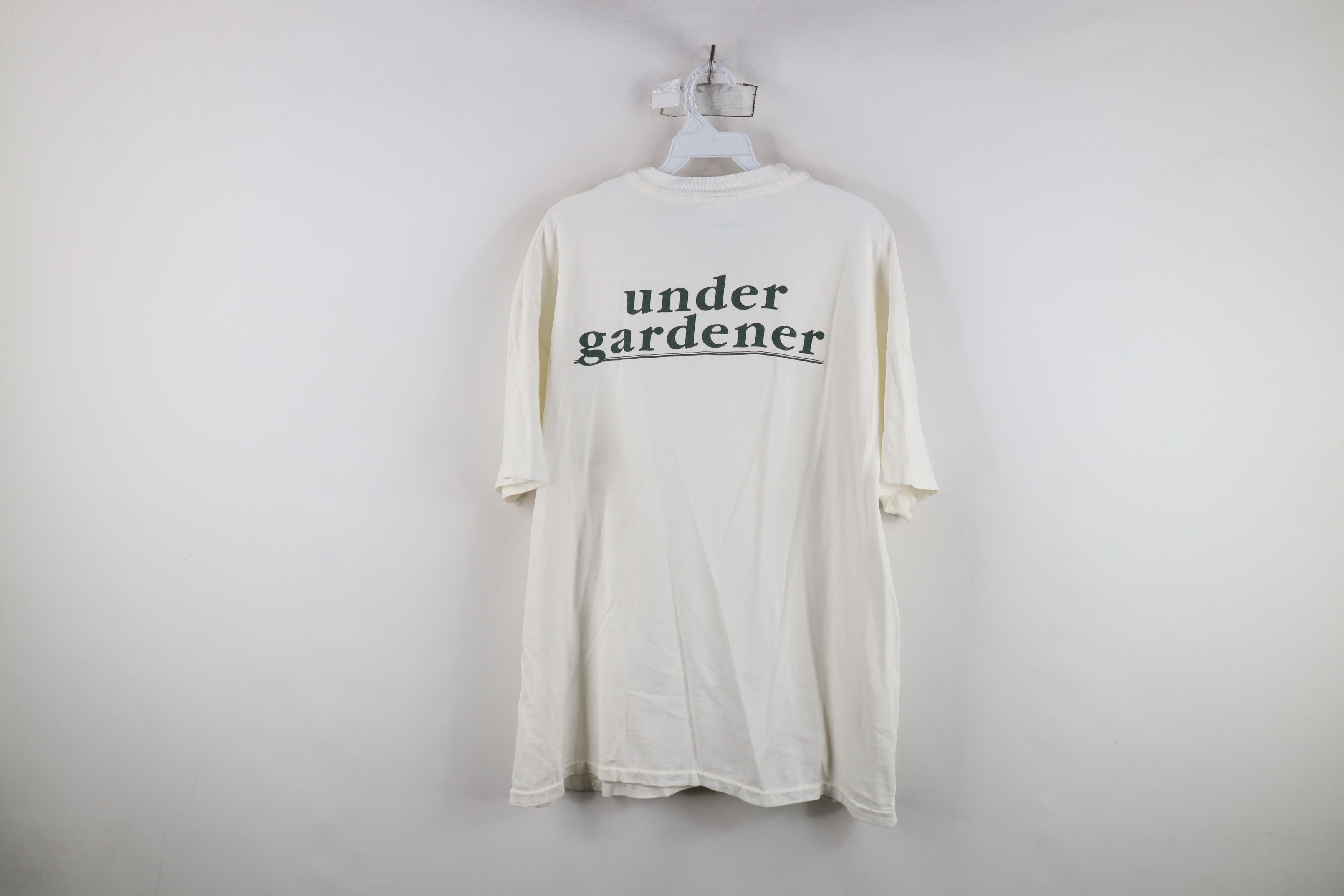 Vintage Vintage 90s Streetwear Spell Under Gardener Nature T-Shirt Size US XL / EU 56 / 4 - 10 Thumbnail