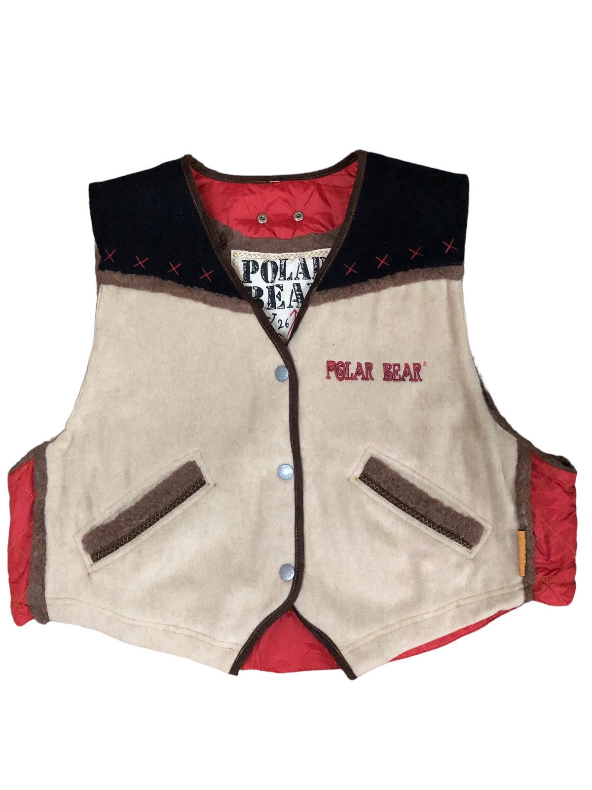 Beauty Beast × Japanese Brand Polar Bear Sherpa Lining warm vest Size US M / EU 48-50 / 2 - 2 Thumbnail