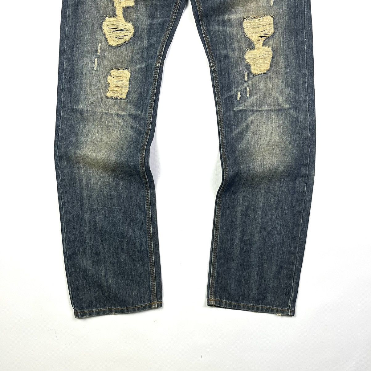 Designer × Japanese Brand New! Yakuza Jeans Art Style Jesus Denim Japanese Brand Size US 33 - 6 Thumbnail