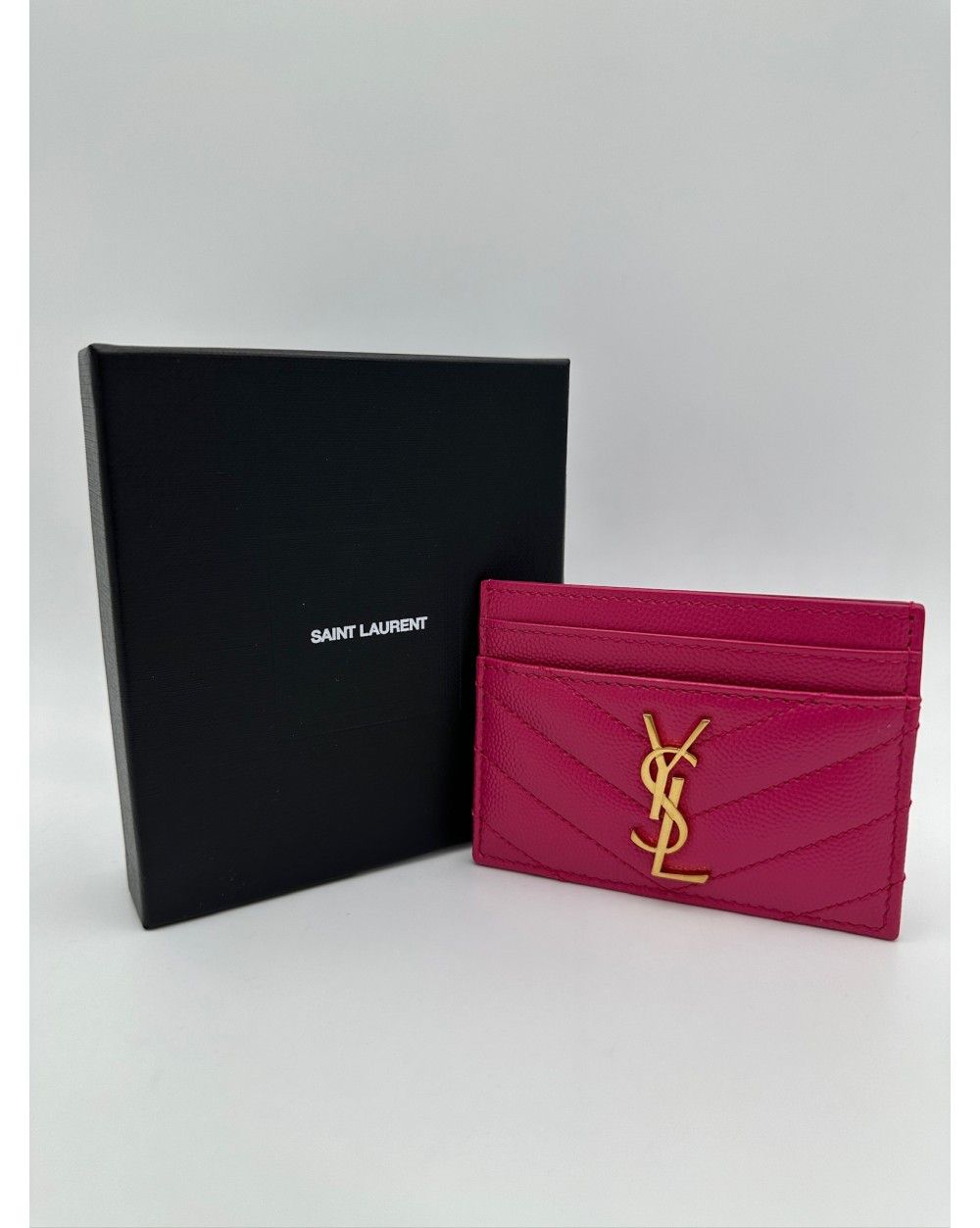 Saint Laurent Paris o1b1hav110425 Size: OS / Cassandre Matelassé Card Case Size ONE SIZE - 3 Thumbnail