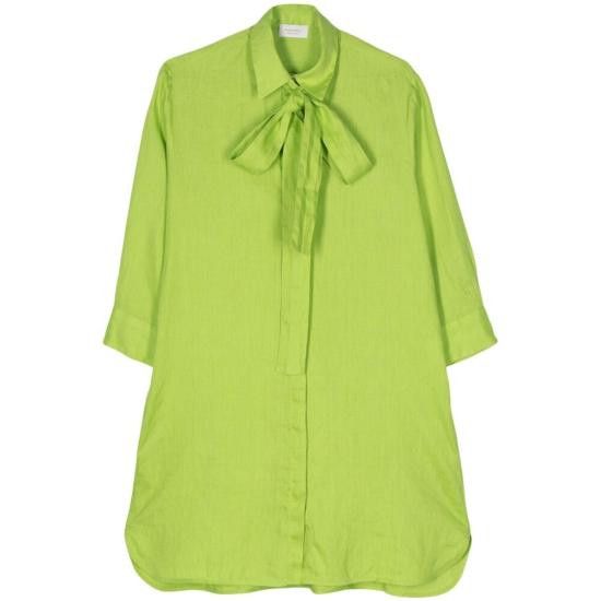 Mazzarelli MAZZARELLI Women Shirts B84W 19 IRIS GREEN Size L / US 10 / IT 46 - 1 Thumbnail