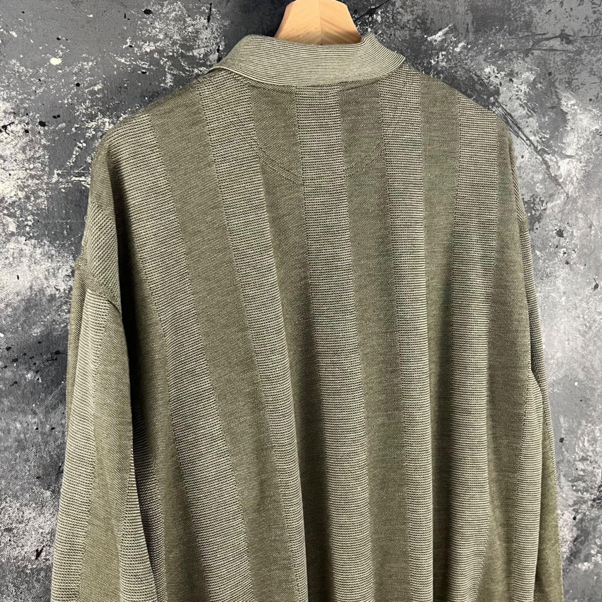 Vintage Vintage 90’s Stripe Rugby sweatshirt Size US L / EU 52-54 / 3 - 3 Thumbnail