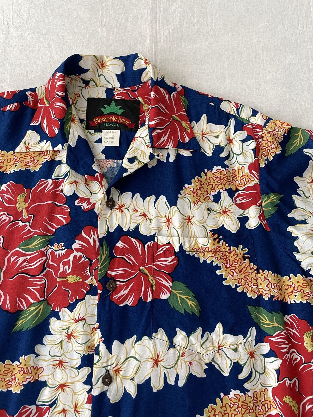 Pineapple Connection Pineapple Juice Rayon Hawaiian Shirts Made in Hawaii Size US S / EU 44-46 / 1 - 5 Thumbnail