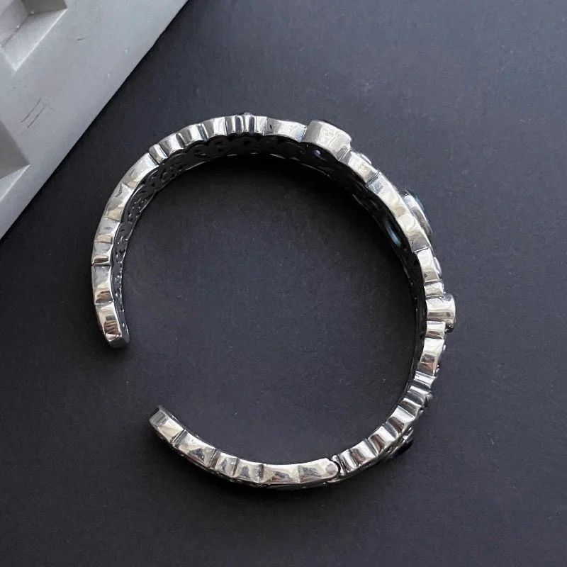Jewelry Hollow Carved Multicolor Zircon Bracelet Size ONE SIZE - 3 Thumbnail