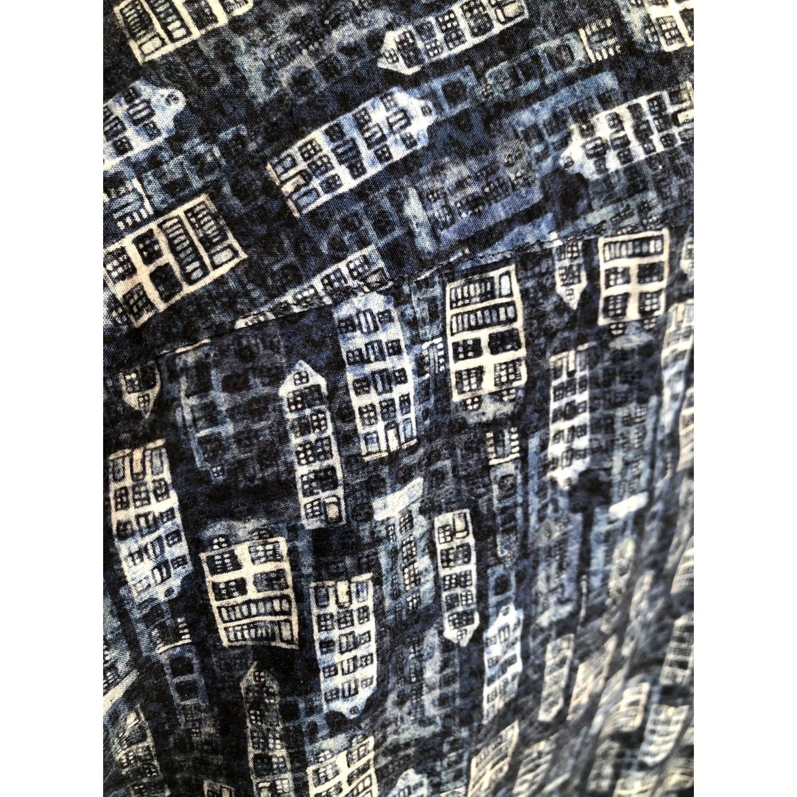 Simon Carter Simon Carter / London - Buildings All Over Slim Fit Shirt 15 / 38 Blue White Button-Up Mens Long Sleeve 100% J14 EXC Size US M / EU 48-50 / 2 - 5 Thumbnail