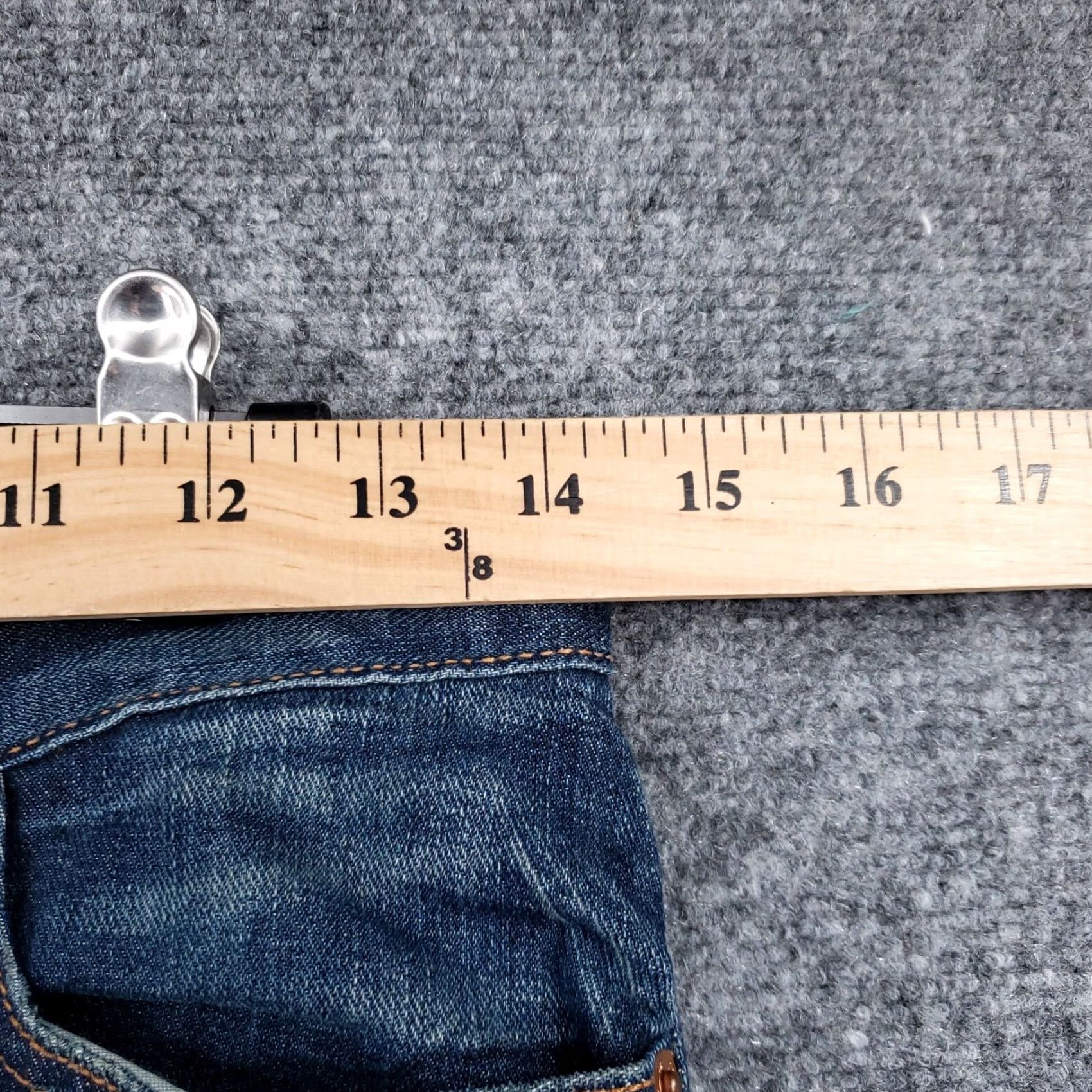 Lucky Brand Lucky Brand Jeans Womens 00 Blue Sienna Cigarette Slim Stretch Whiskered Size 24" / US 00 / IT 34 - 6 Thumbnail