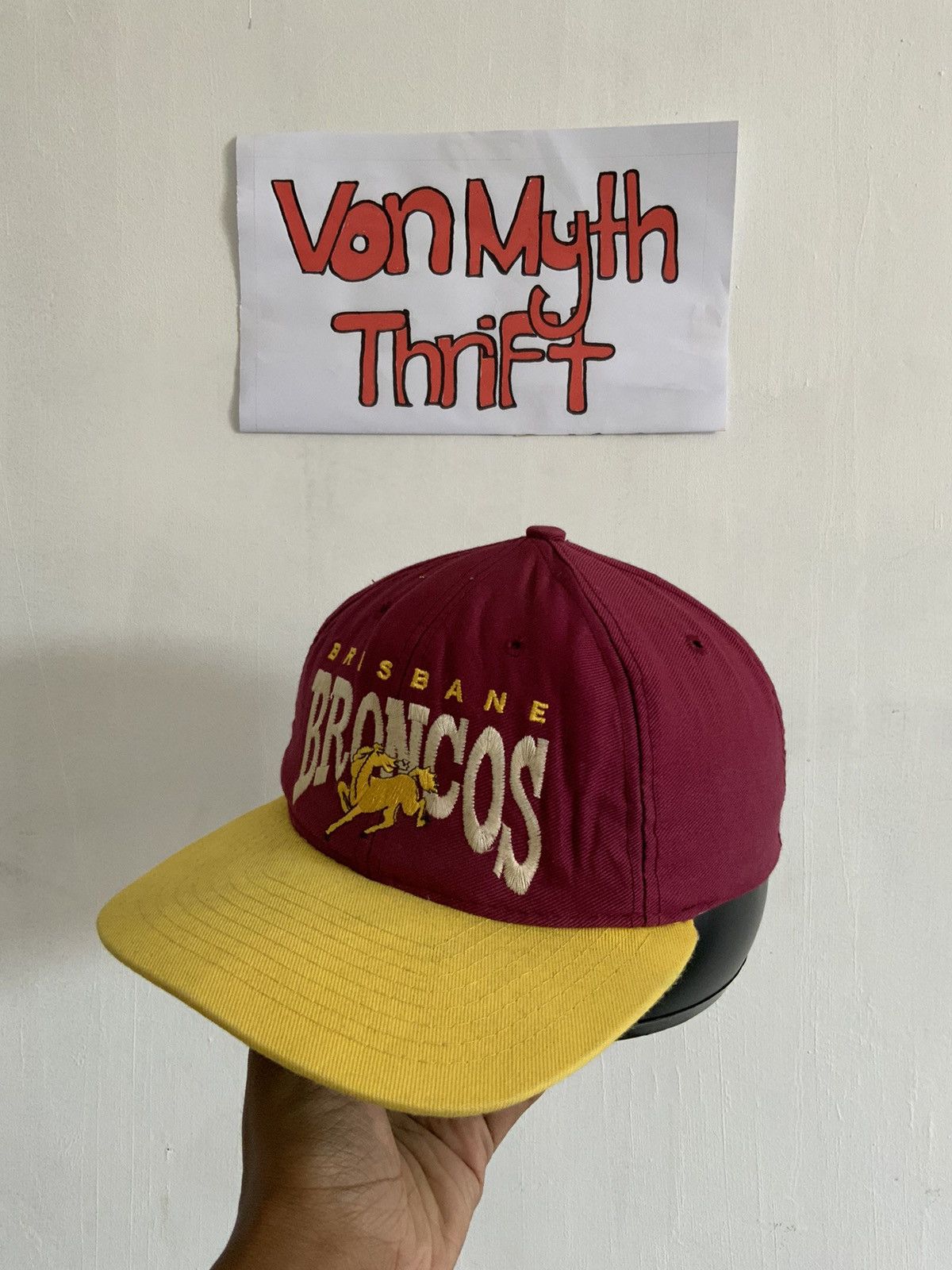 If Six Was Nine Brisban Broncos Australian RL Hat Size ONE SIZE - 2 Thumbnail