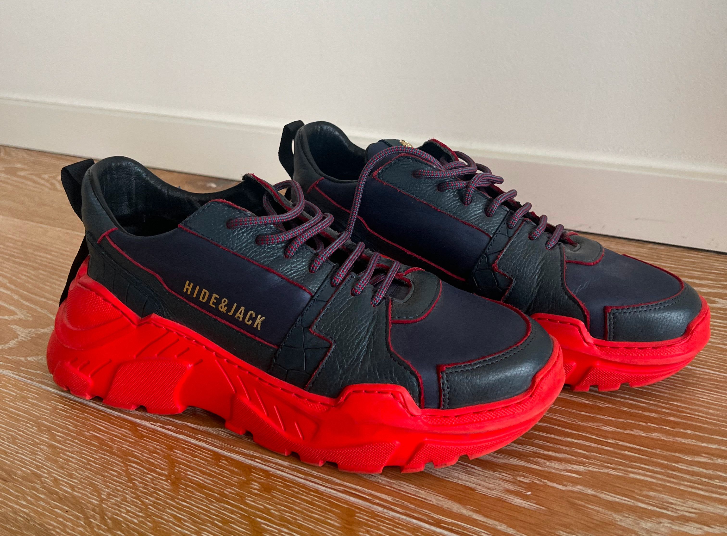 Other Hide & Jack leather platform sneakers Size US 9 / IT 39 - 2 Thumbnail