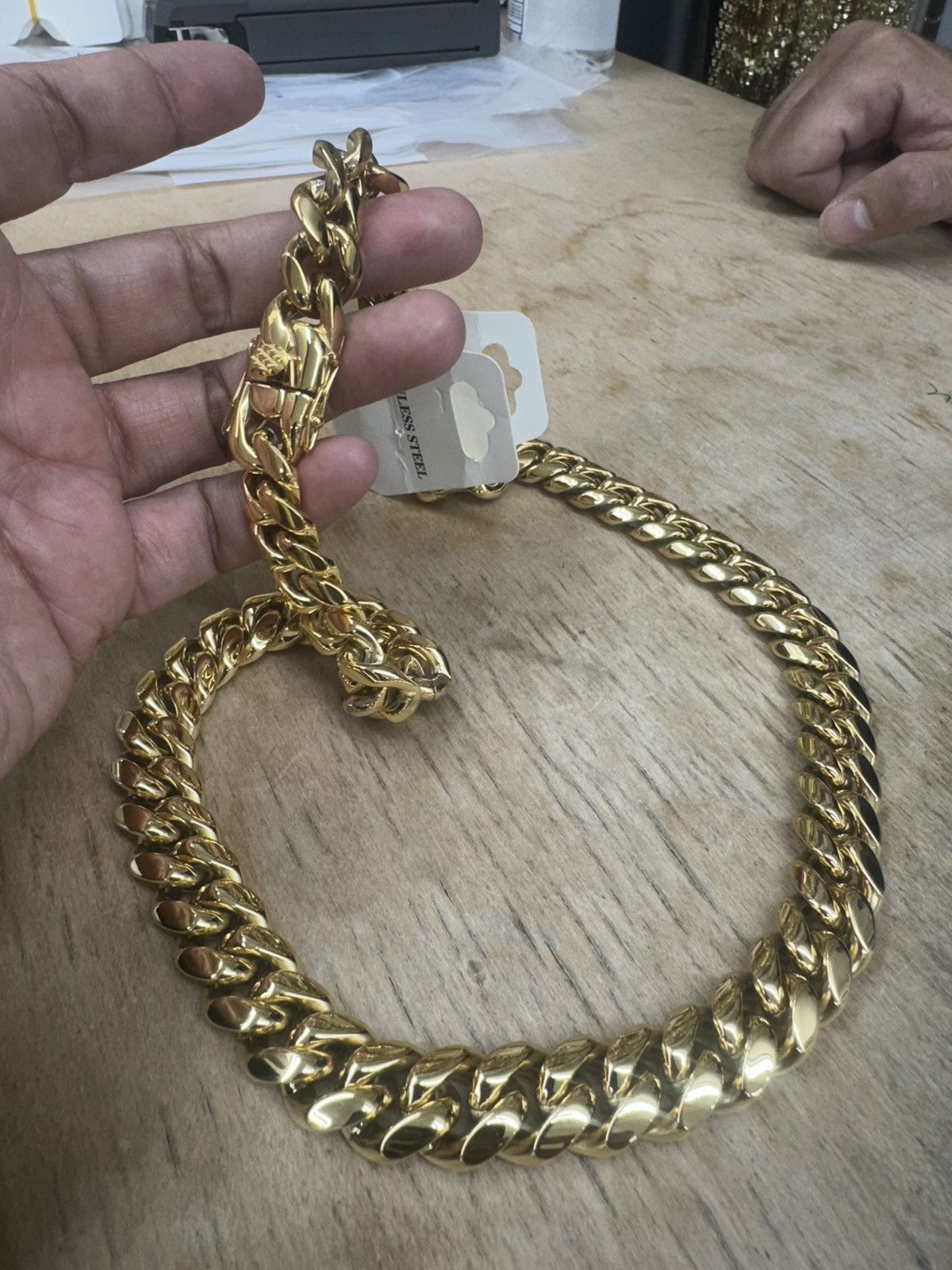 The Unbranded Brand Men Necklace Large Size 26 - 14 Thumbnail