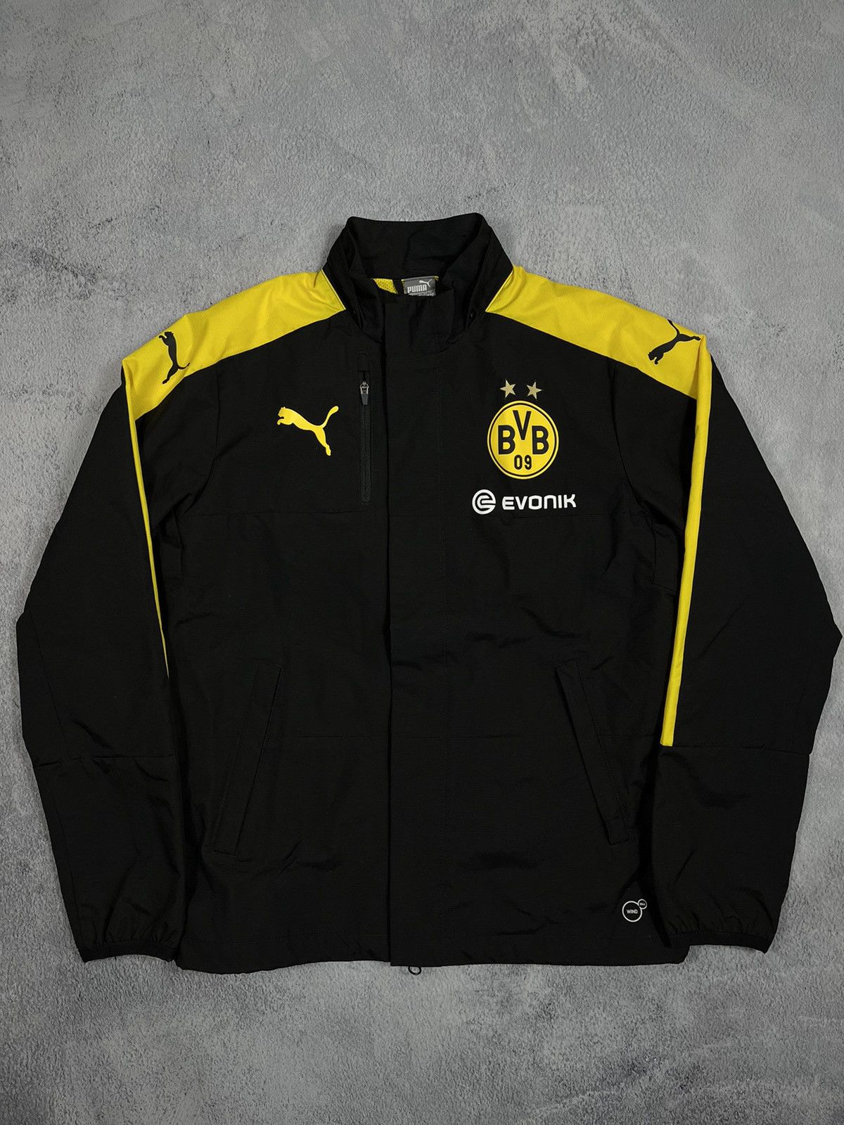 Puma Vintage Y2K Puma Borussia Dortmund big logo light jacket Size US S / EU 44-46 / 1 - 2 Thumbnail